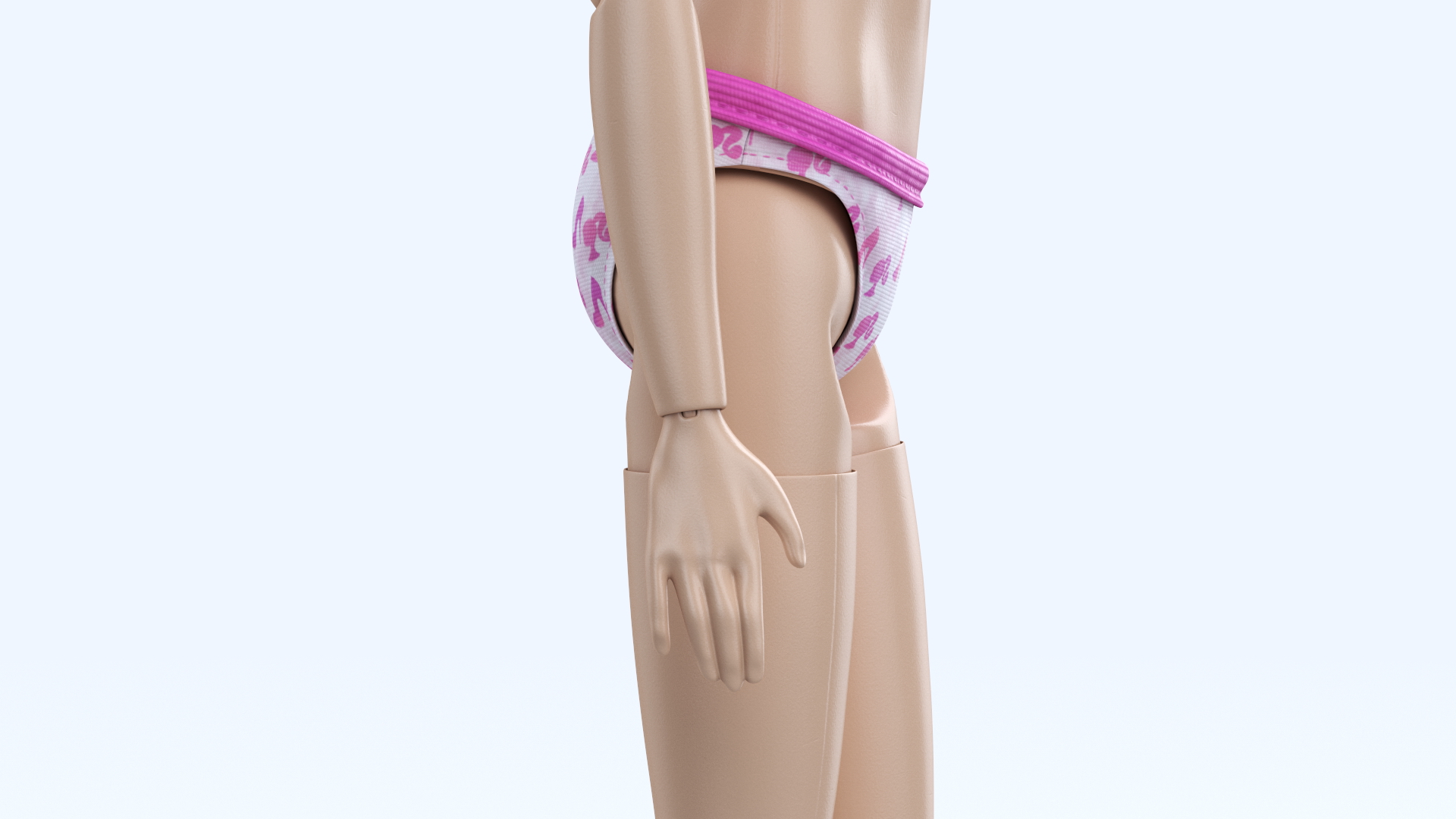 3D Barbie Doll Bikini model