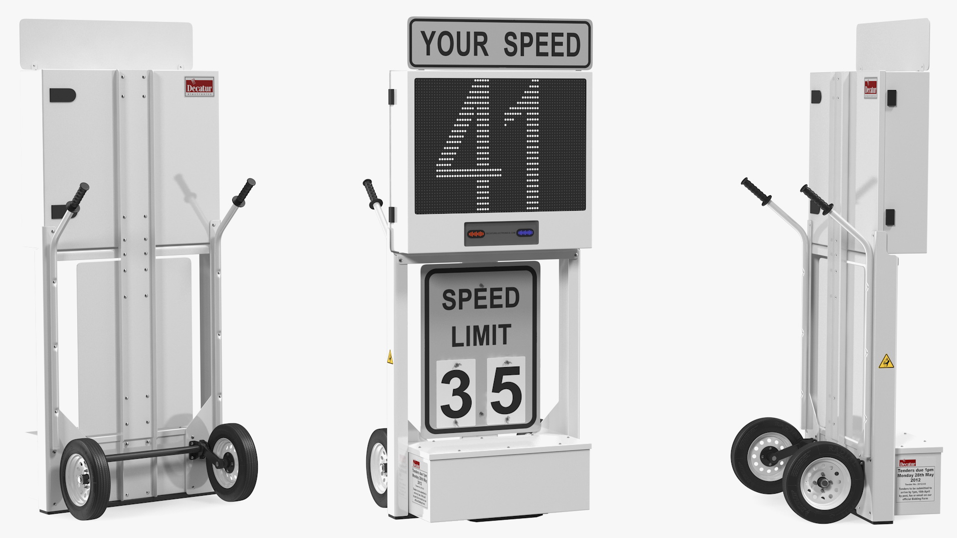 3D model Decatur Electronics OnSite 200MX Modular Speed Display Dolly