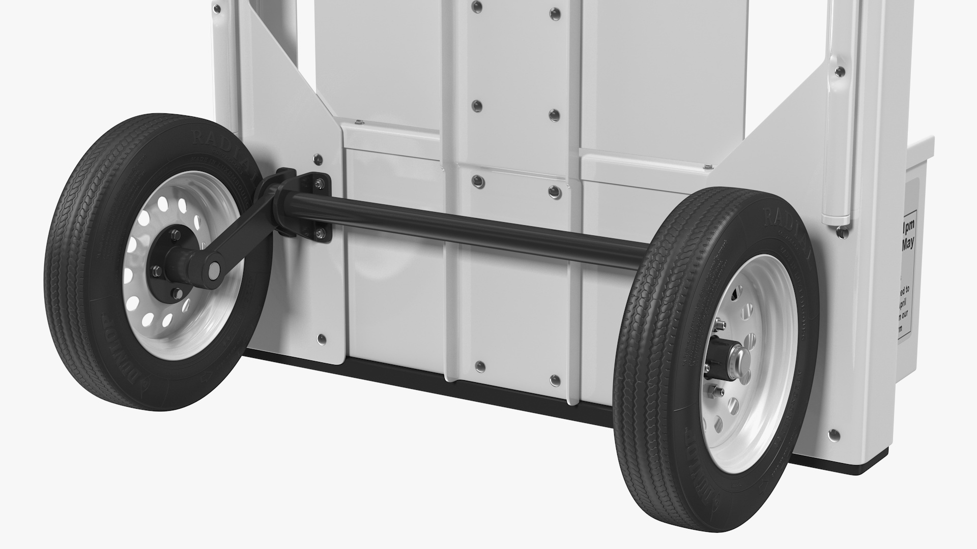 3D model Decatur Electronics OnSite 200MX Modular Speed Display Dolly