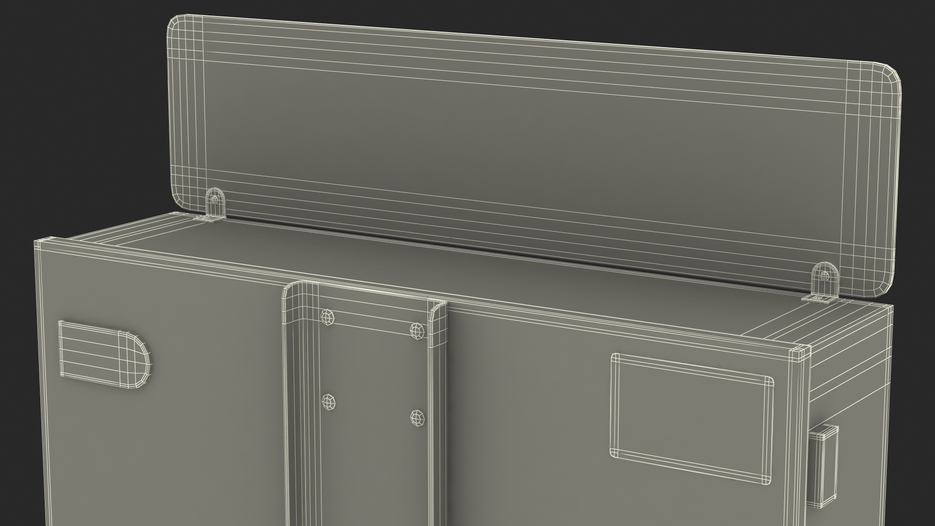 3D model Decatur Electronics OnSite 200MX Modular Speed Display Dolly