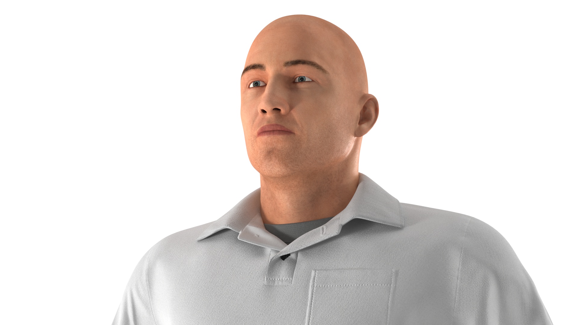 3D model Man Wearing Casual Clothes Standing Pose