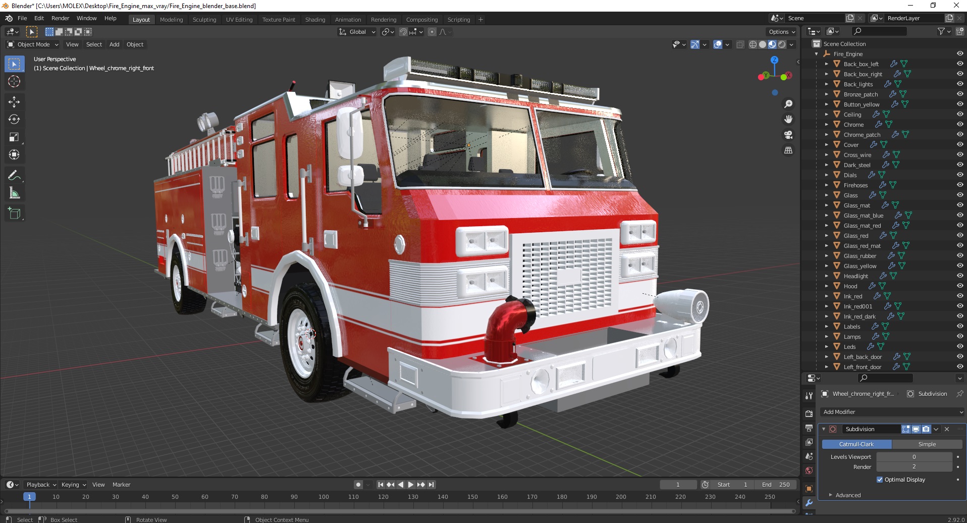 3D Fire Engine