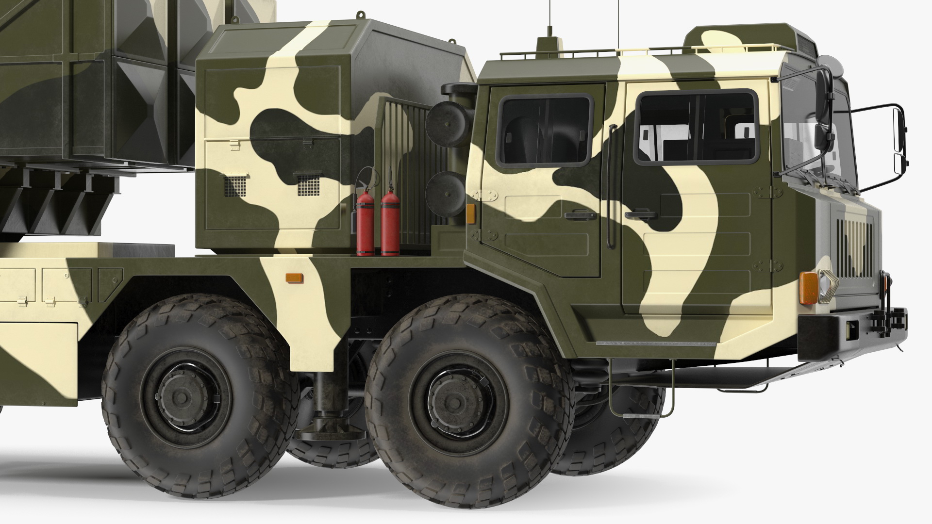 3D model Chinese MLRS WS-2D Green Camouflage