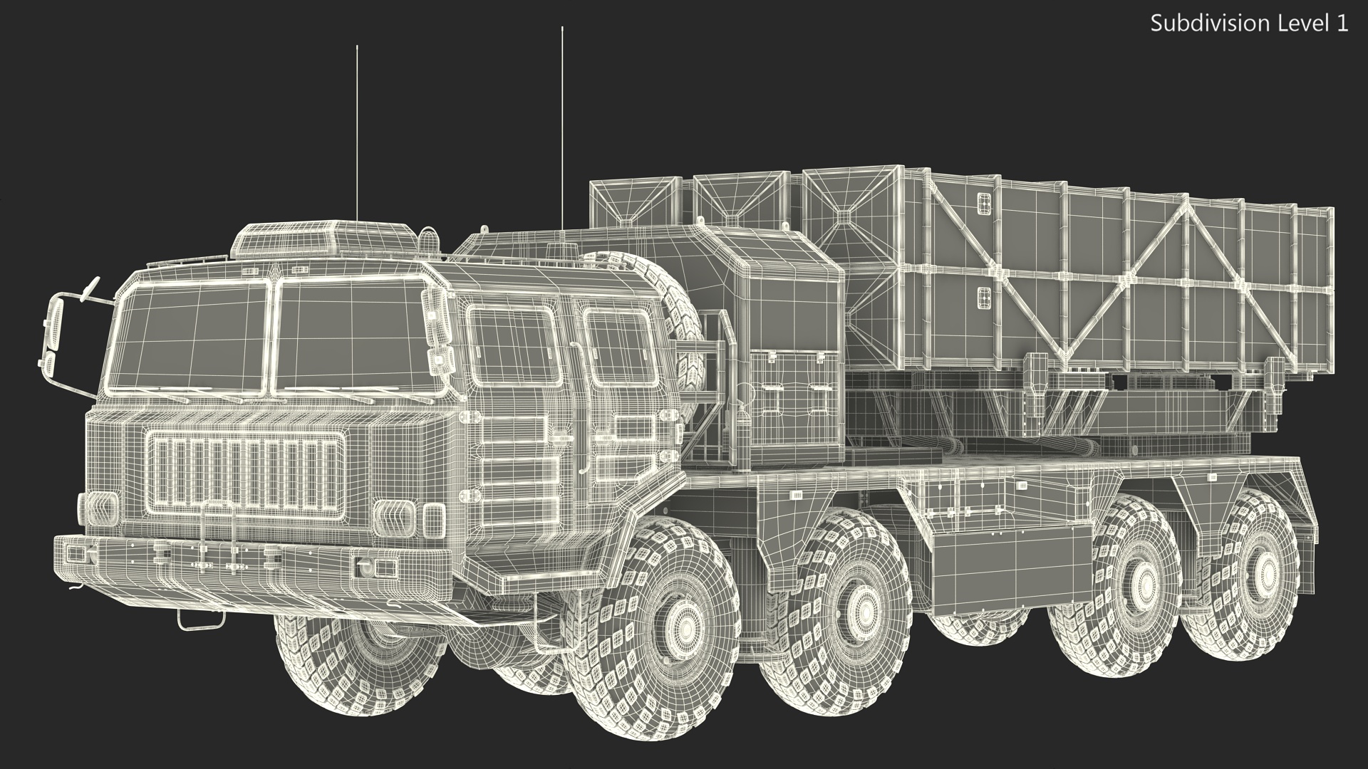 3D model Chinese MLRS WS-2D Green Camouflage