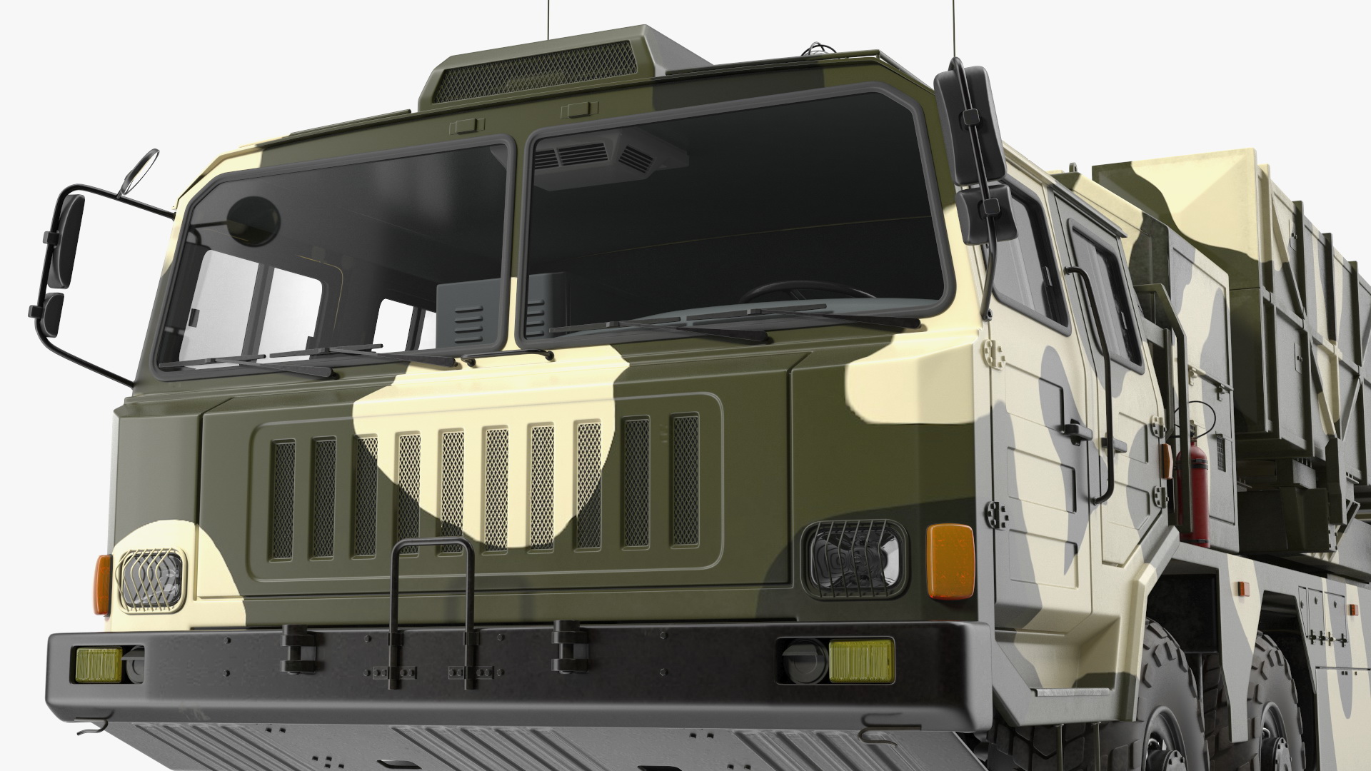 3D model Chinese MLRS WS-2D Green Camouflage