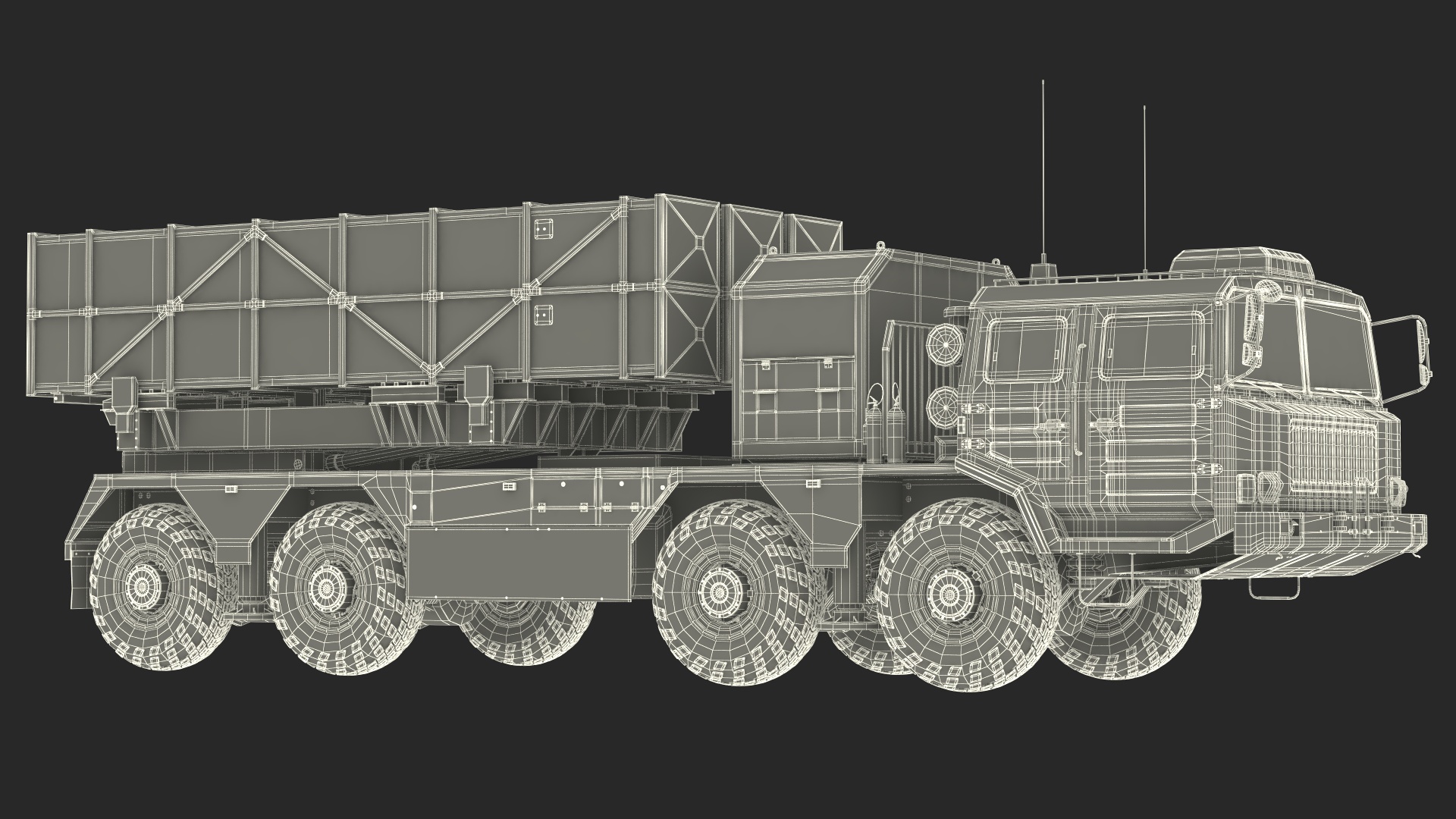 3D model Chinese MLRS WS-2D Green Camouflage