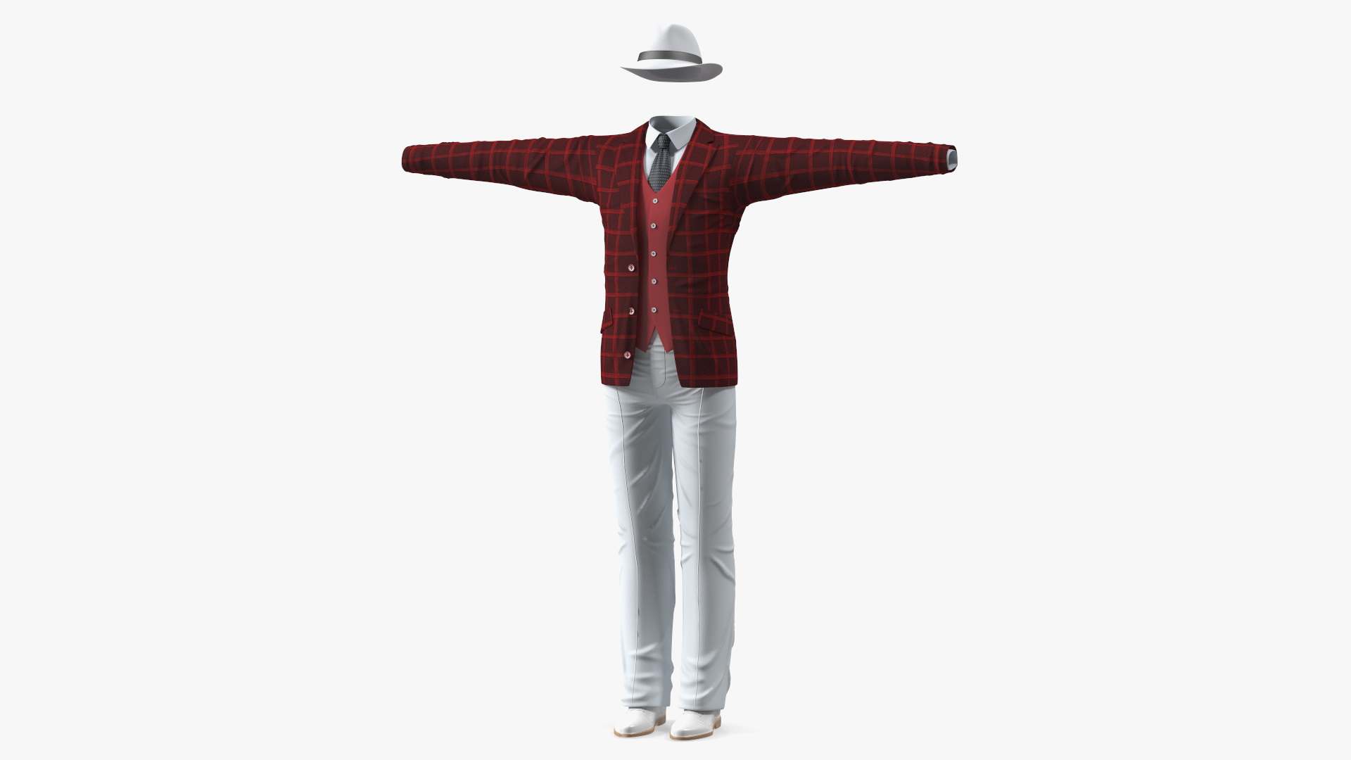 Formal Wear for Elderly Man 3D