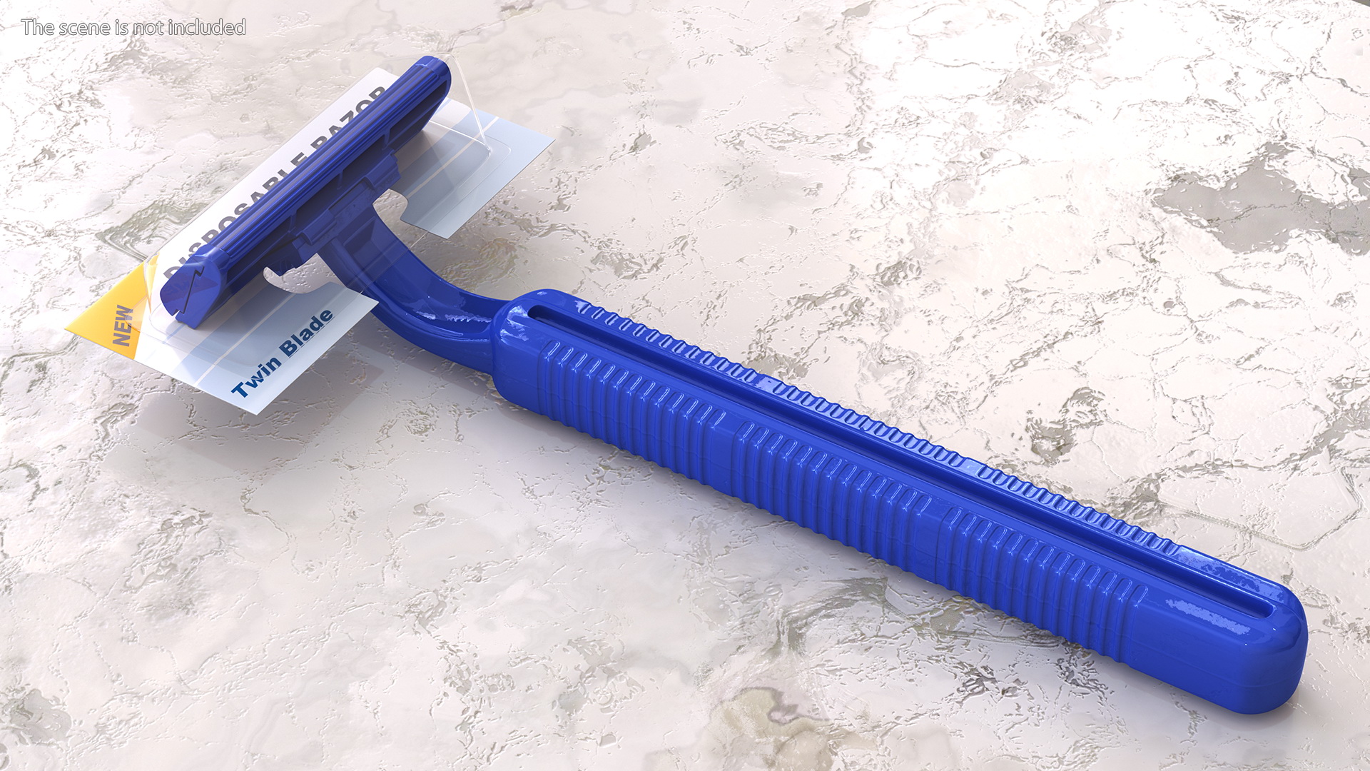 Disposable Razor Package 3D model