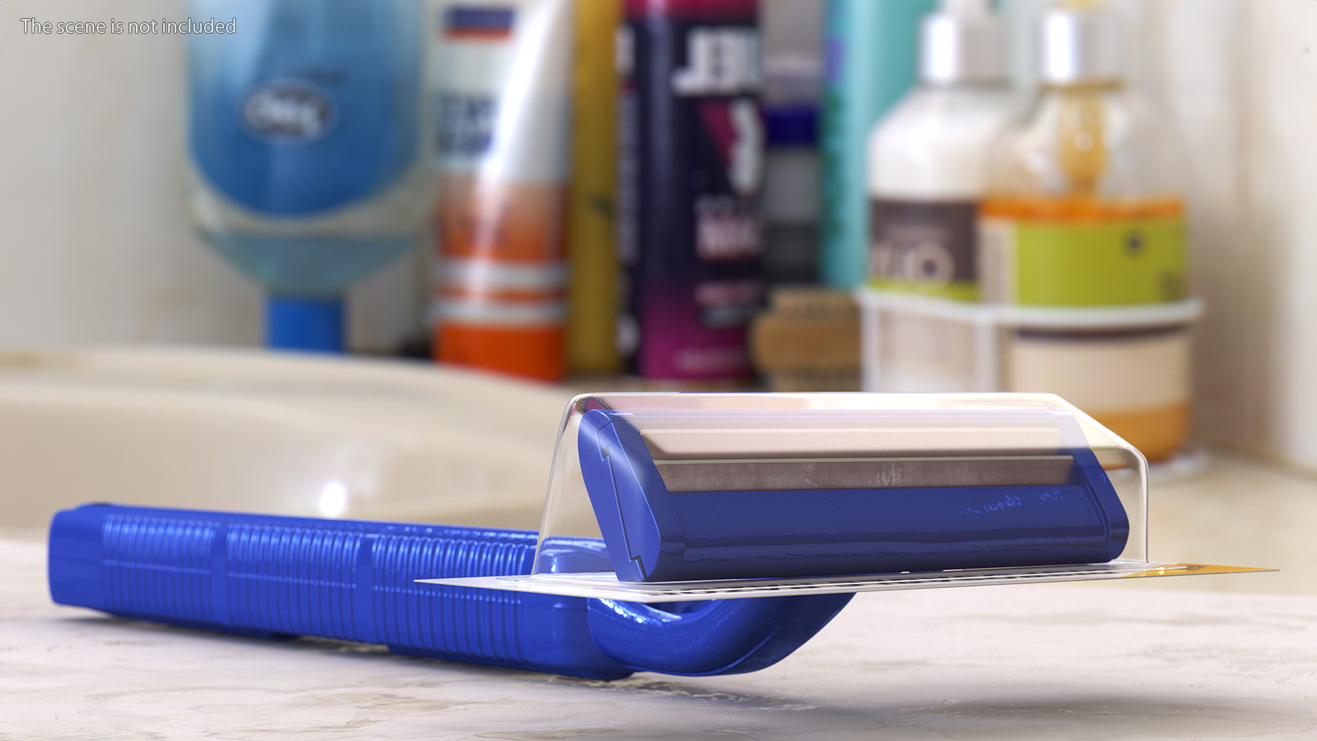 Disposable Razor Package 3D model