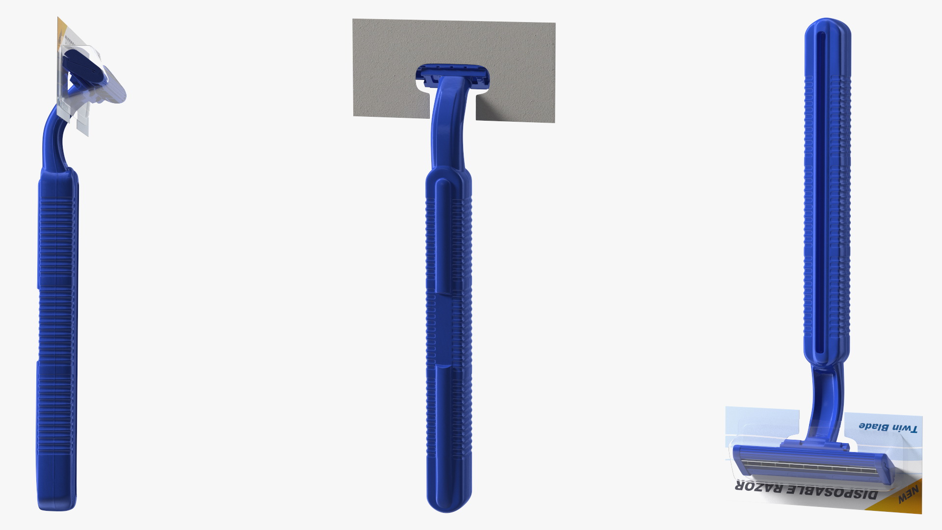 Disposable Razor Package 3D model