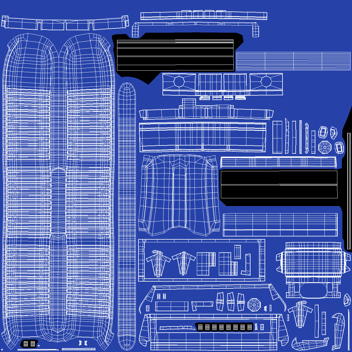 Disposable Razor Package 3D model