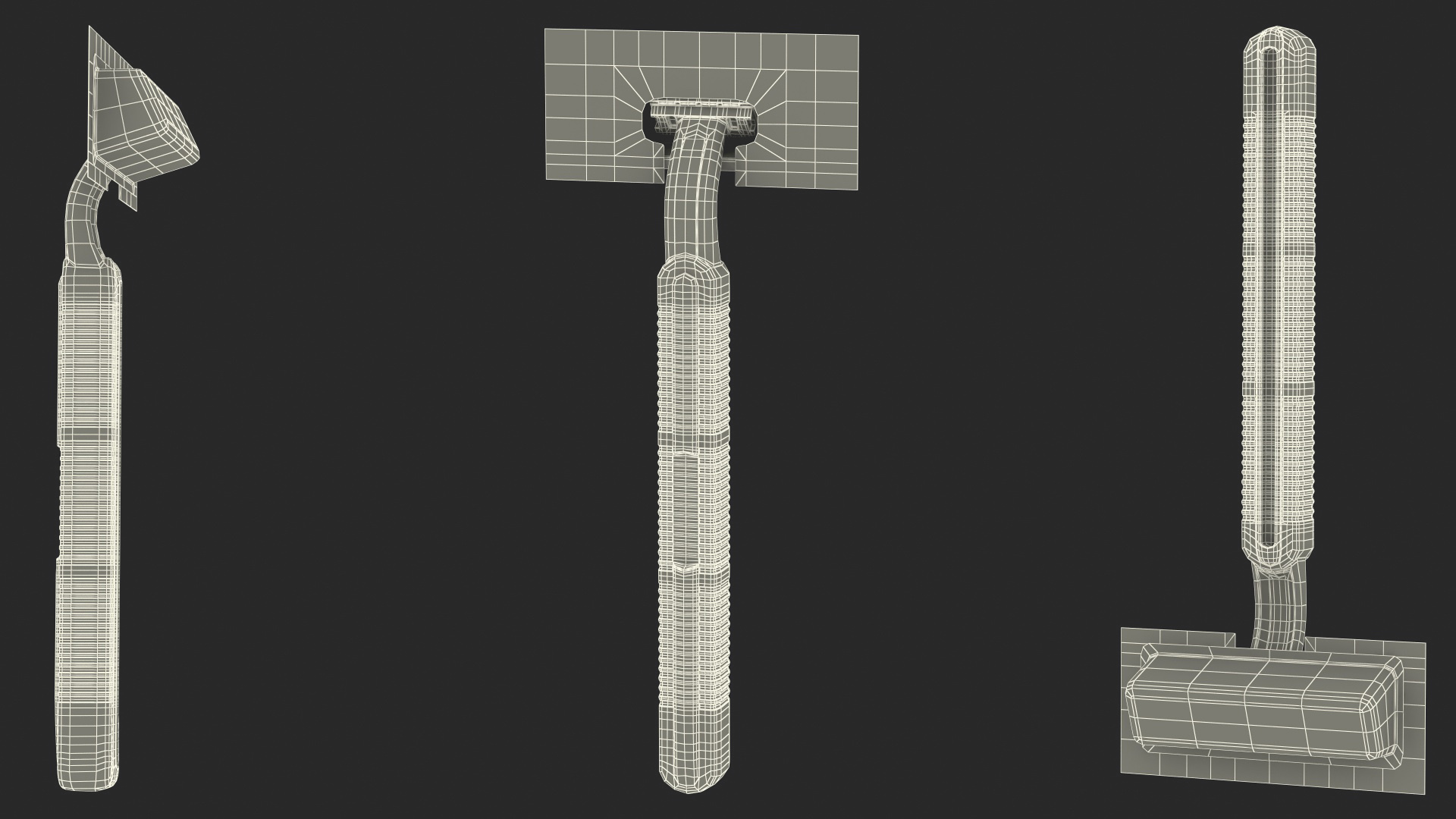 Disposable Razor Package 3D model