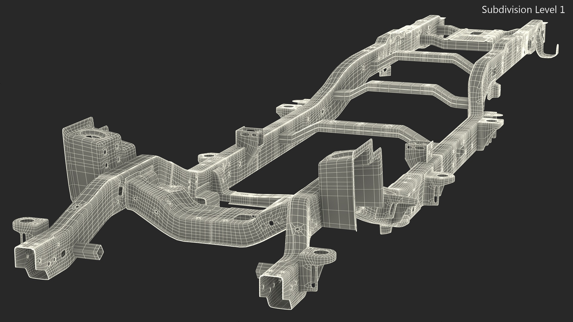 3D model Chassis Frame Pickup