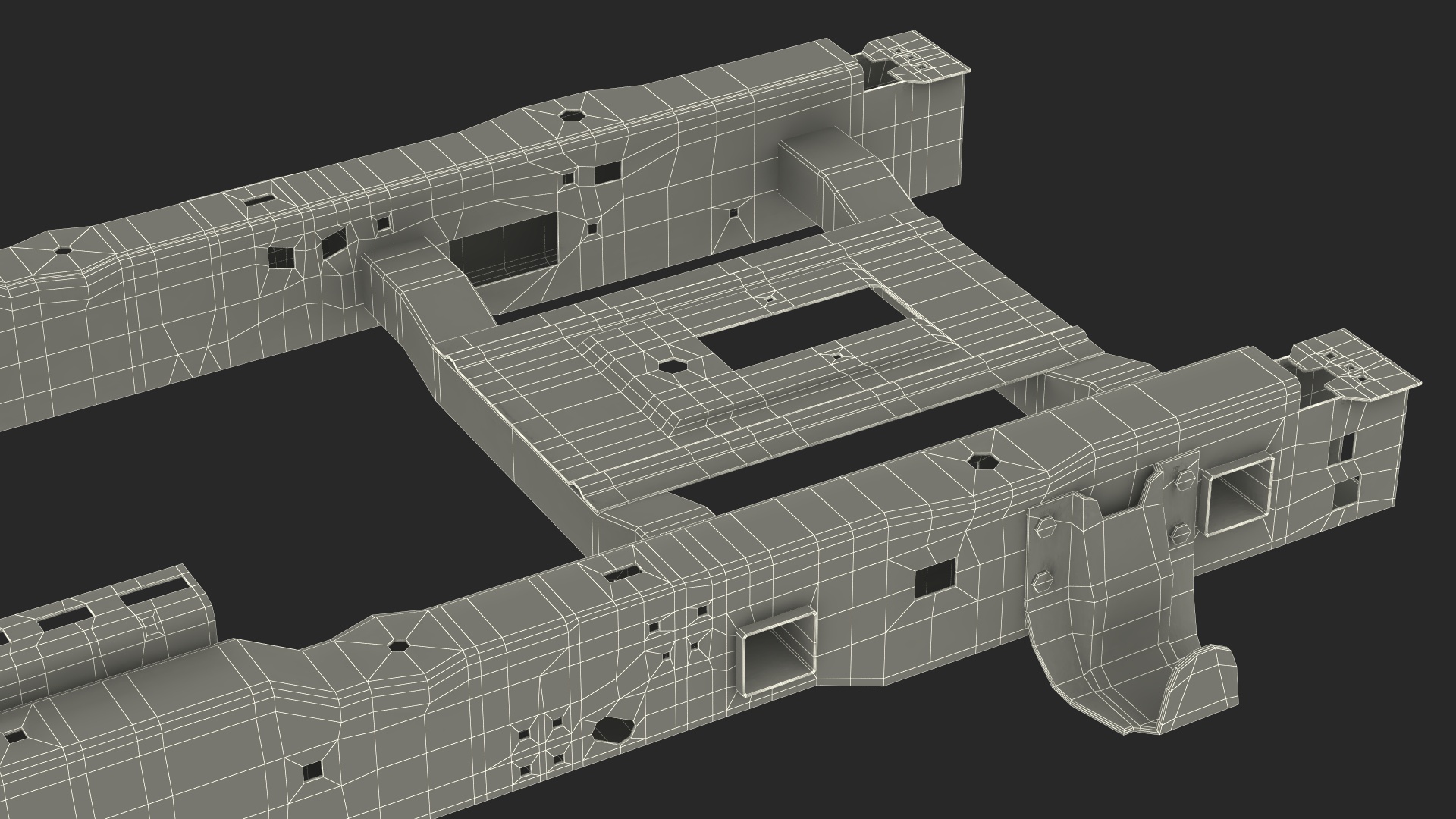 3D model Chassis Frame Pickup