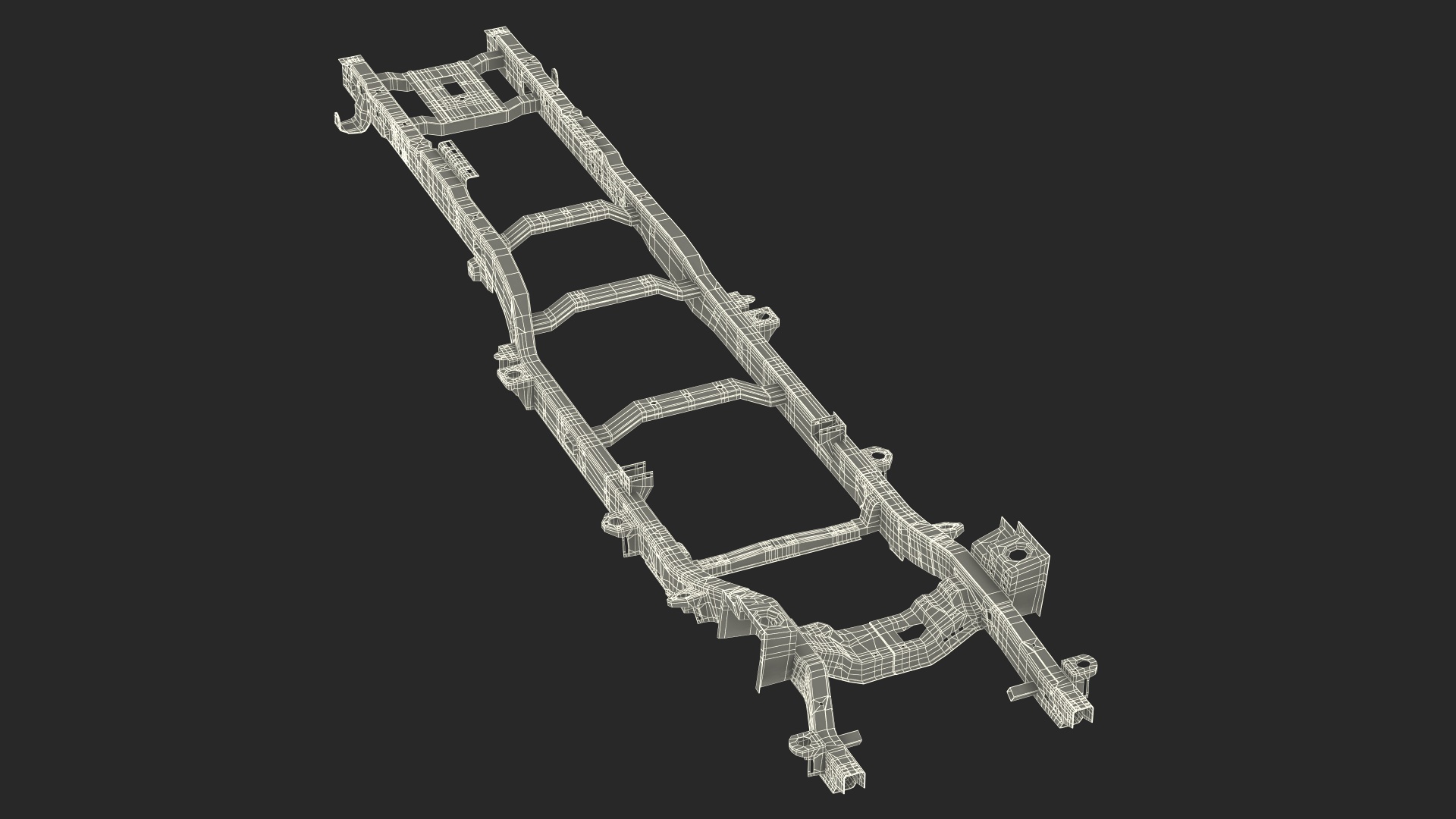 3D model Chassis Frame Pickup