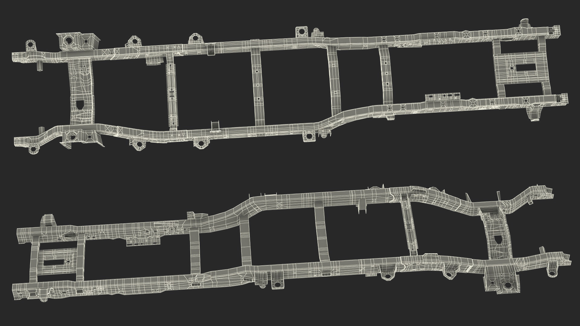 3D model Chassis Frame Pickup