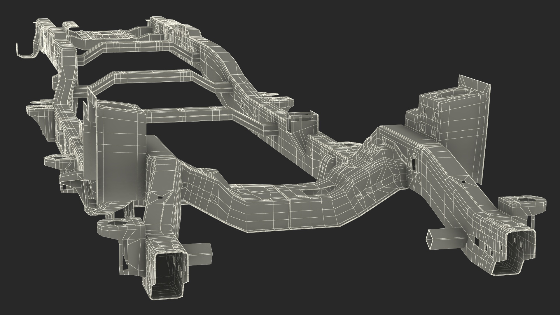 3D model Chassis Frame Pickup