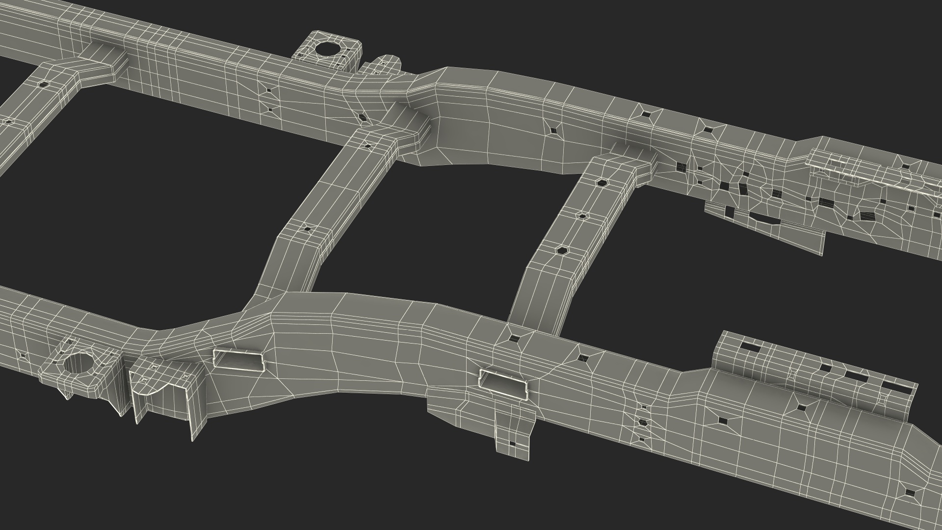 3D model Chassis Frame Pickup