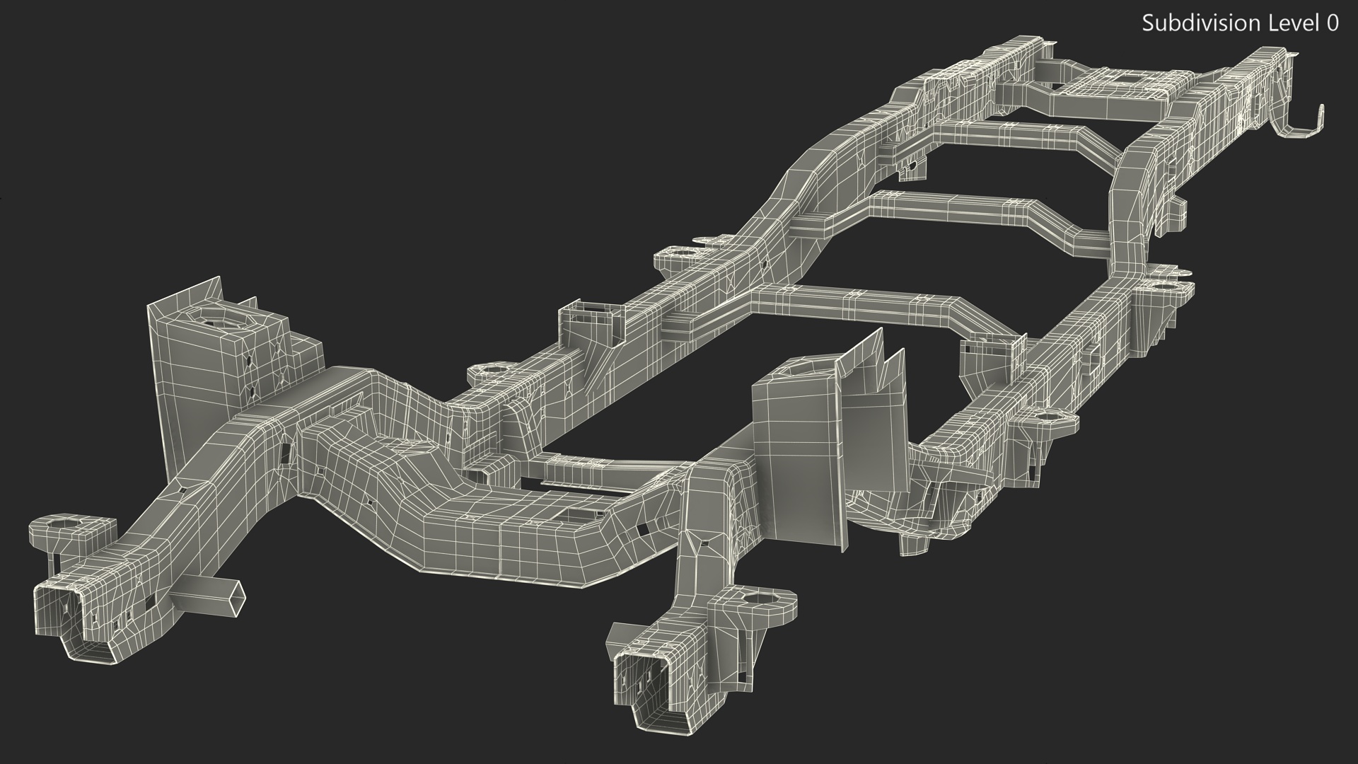 3D model Chassis Frame Pickup