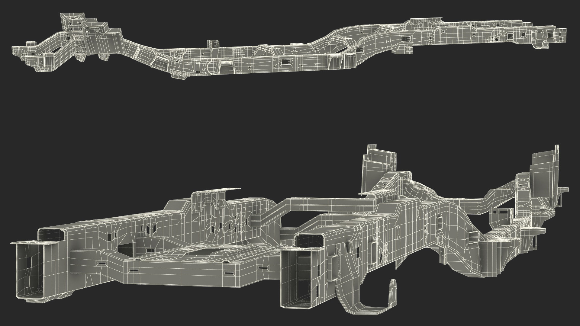 3D model Chassis Frame Pickup