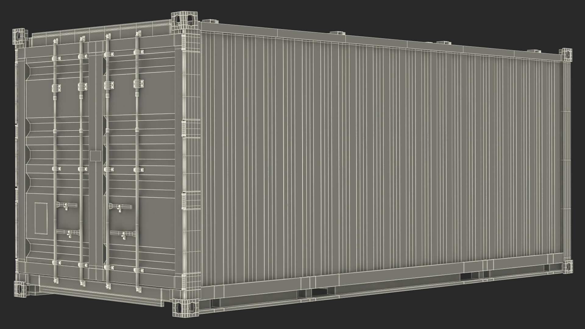 3D Staxxon Shipping Container