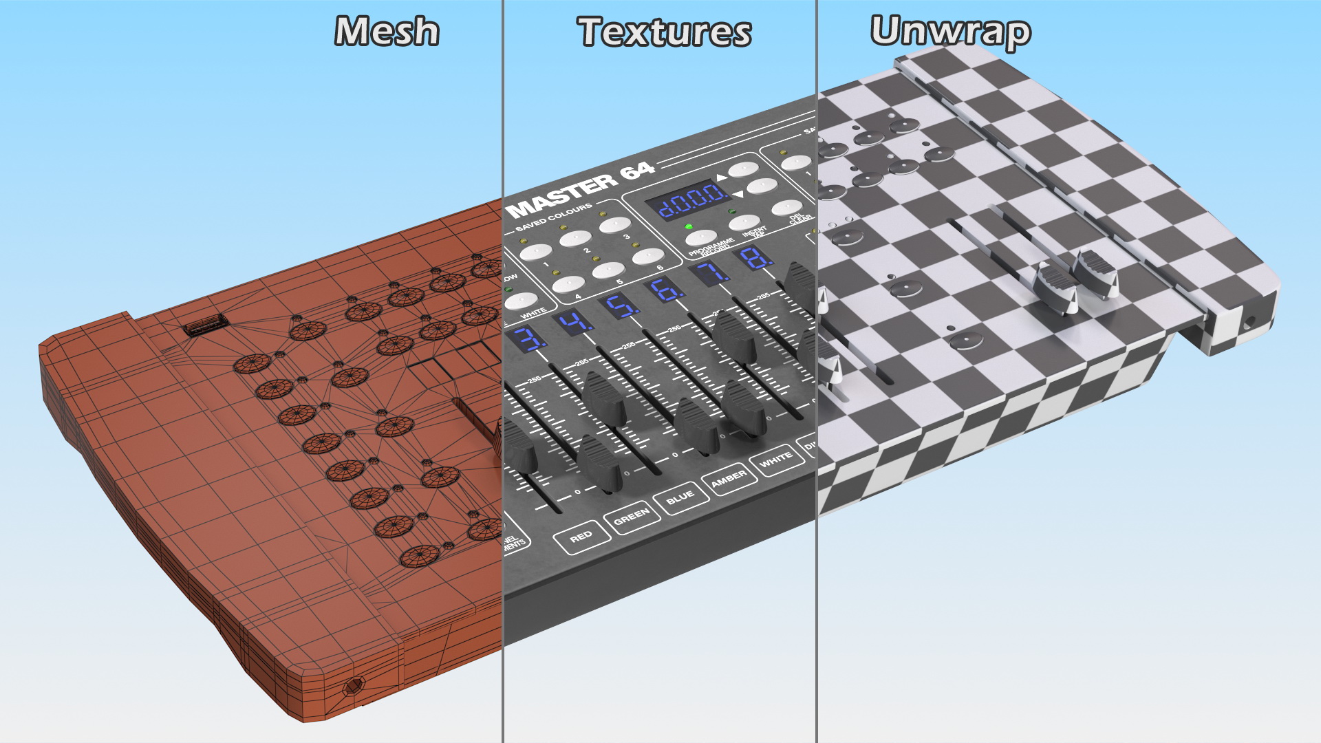 3D DMX Lighting Controller ON