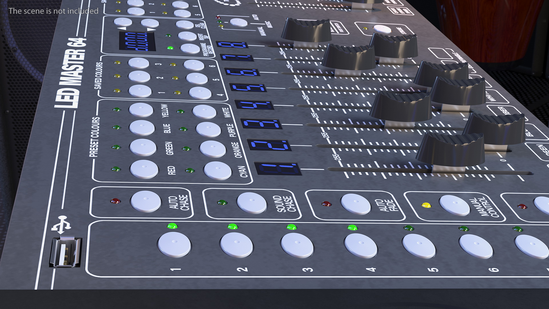 3D DMX Lighting Controller ON