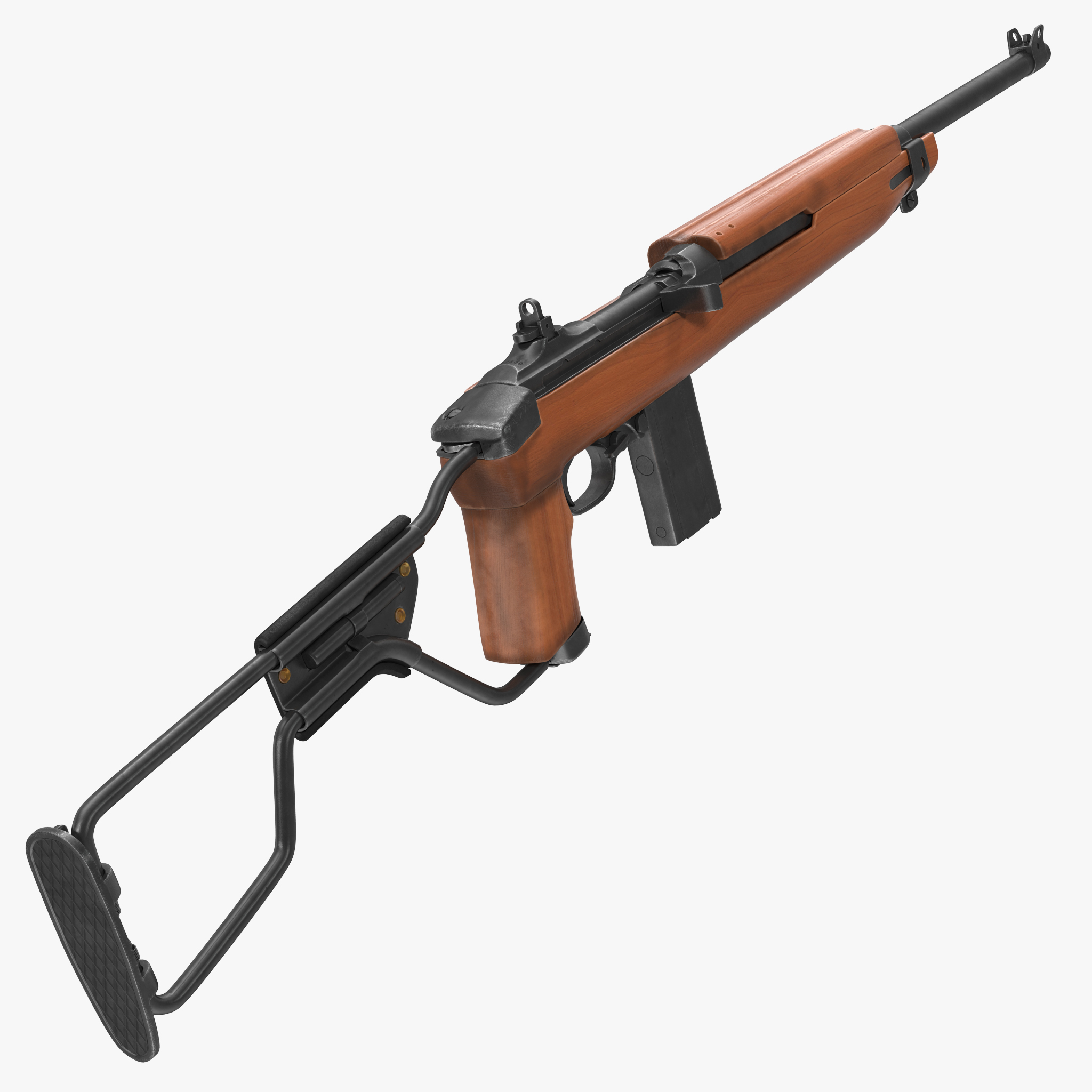 3D Carbine M1A1 Folding Stock