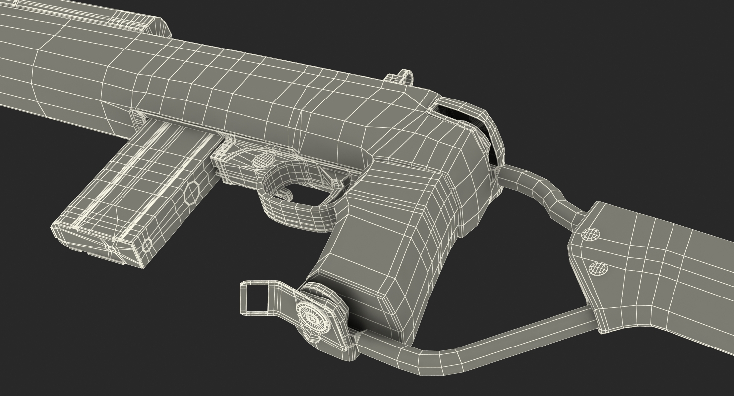 3D Carbine M1A1 Folding Stock