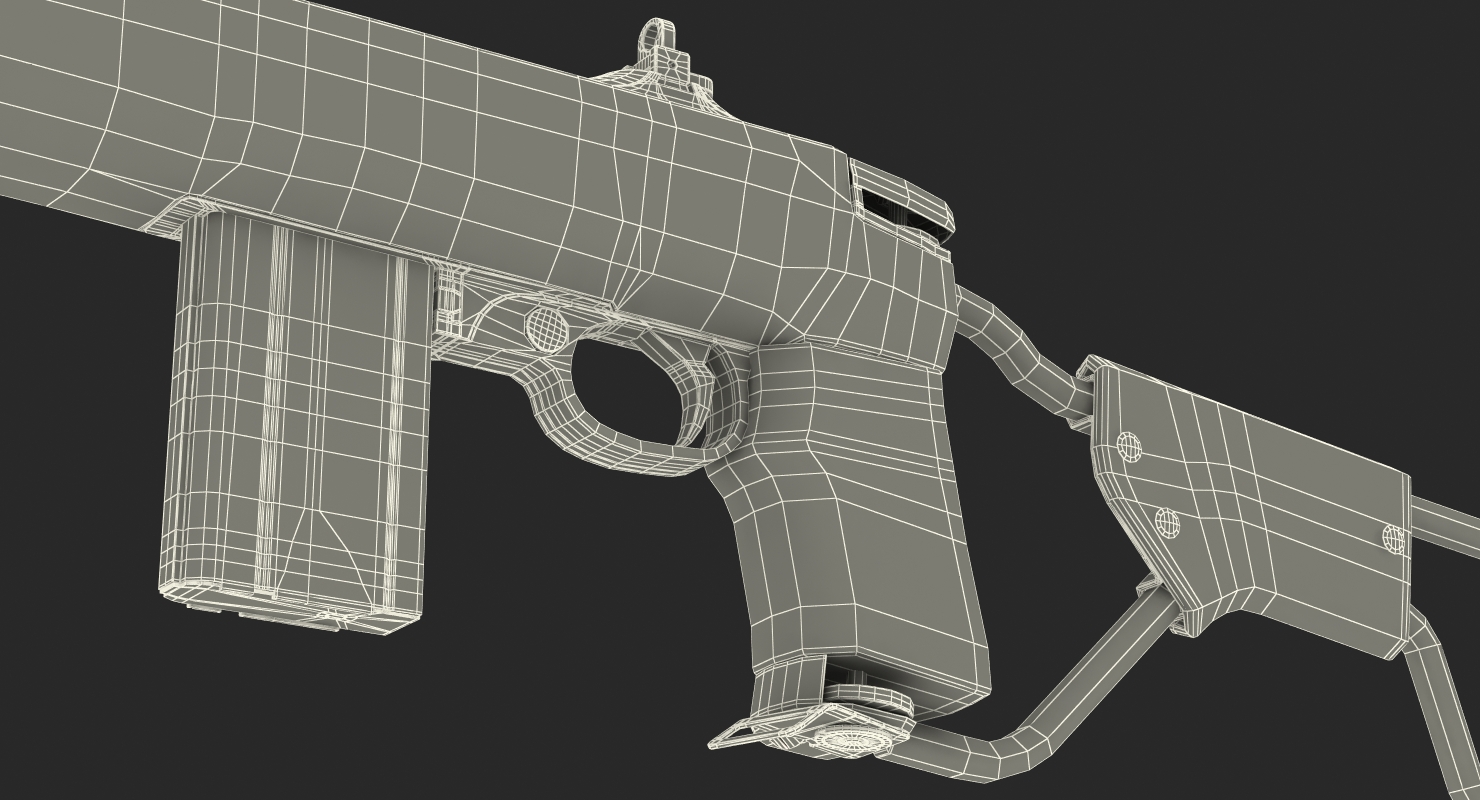 3D Carbine M1A1 Folding Stock