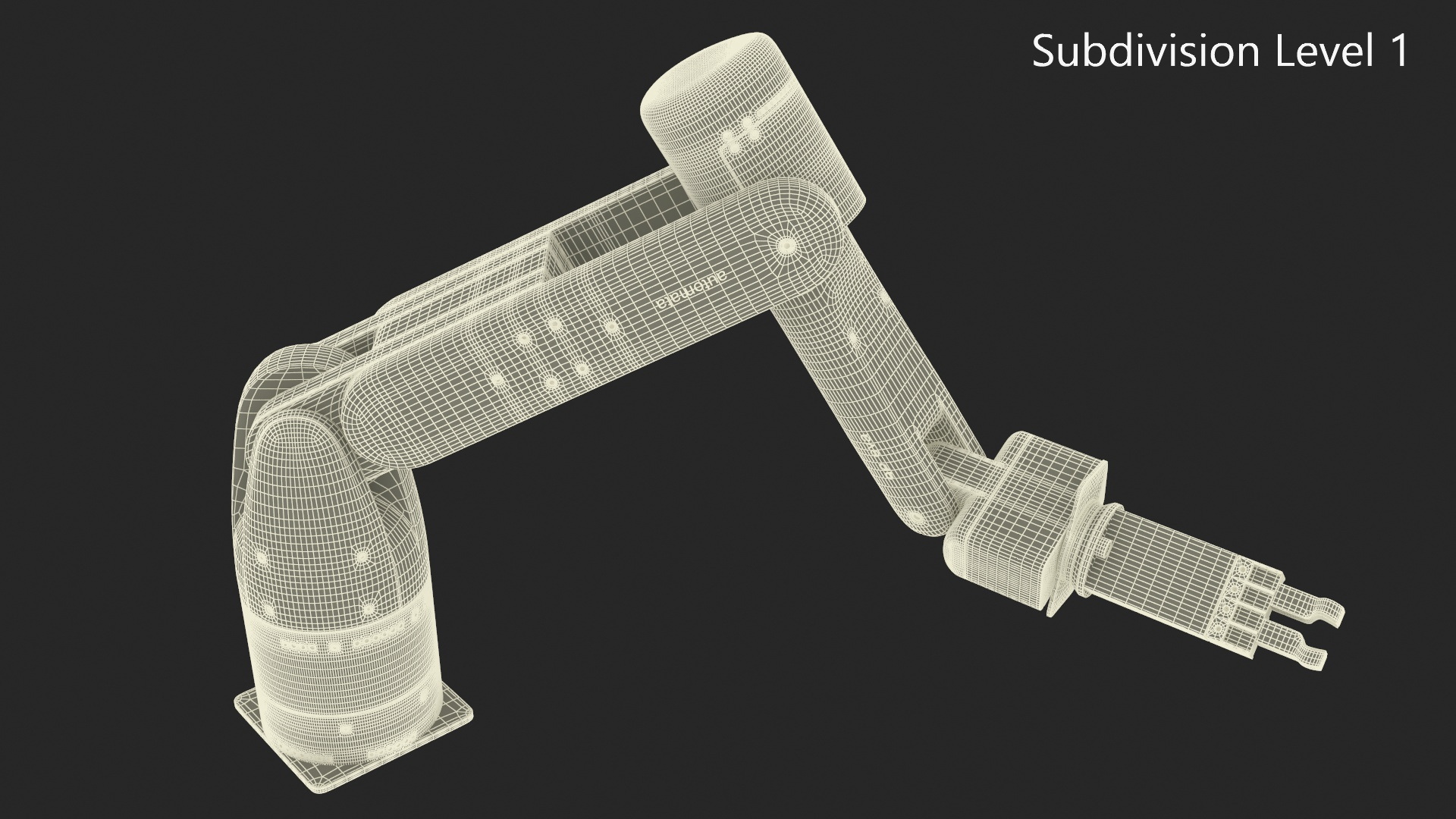 EVA Robotic Arm Rigged 3D