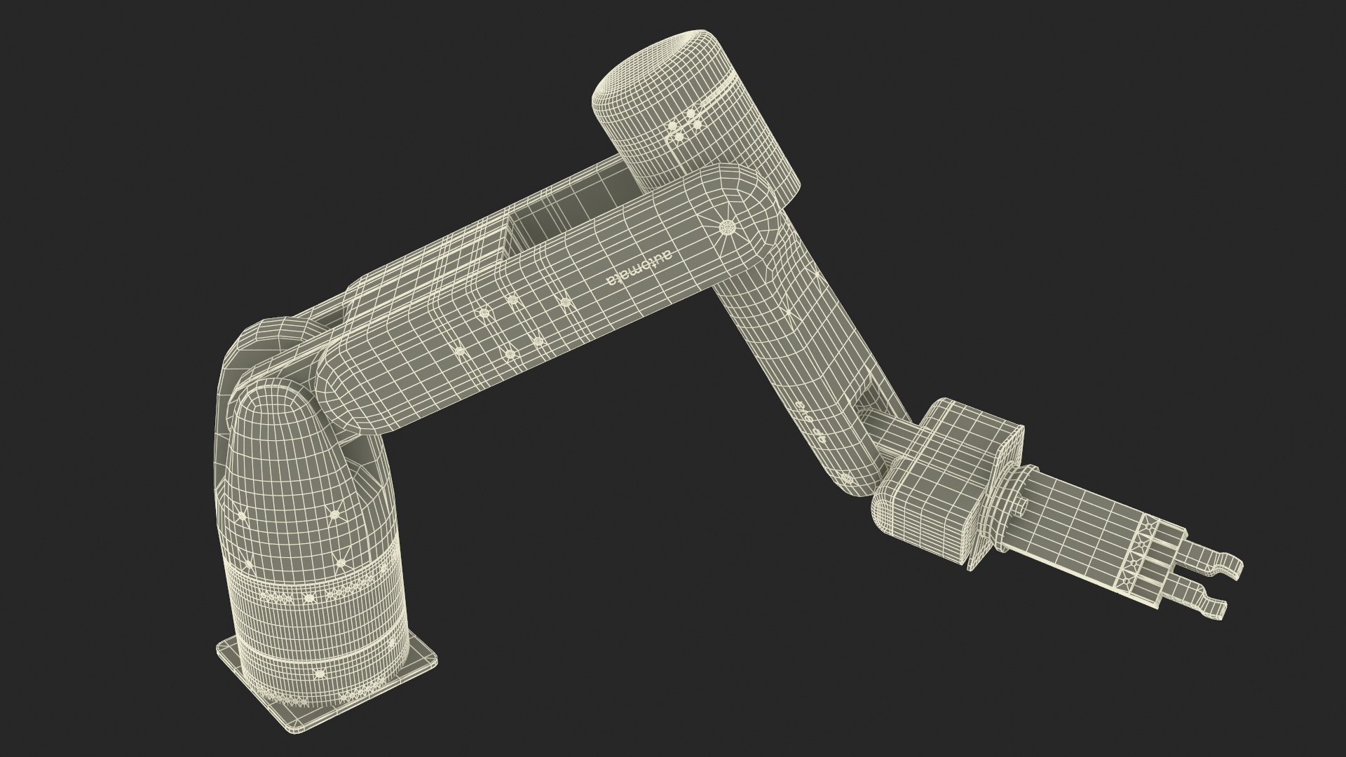 EVA Robotic Arm Rigged 3D