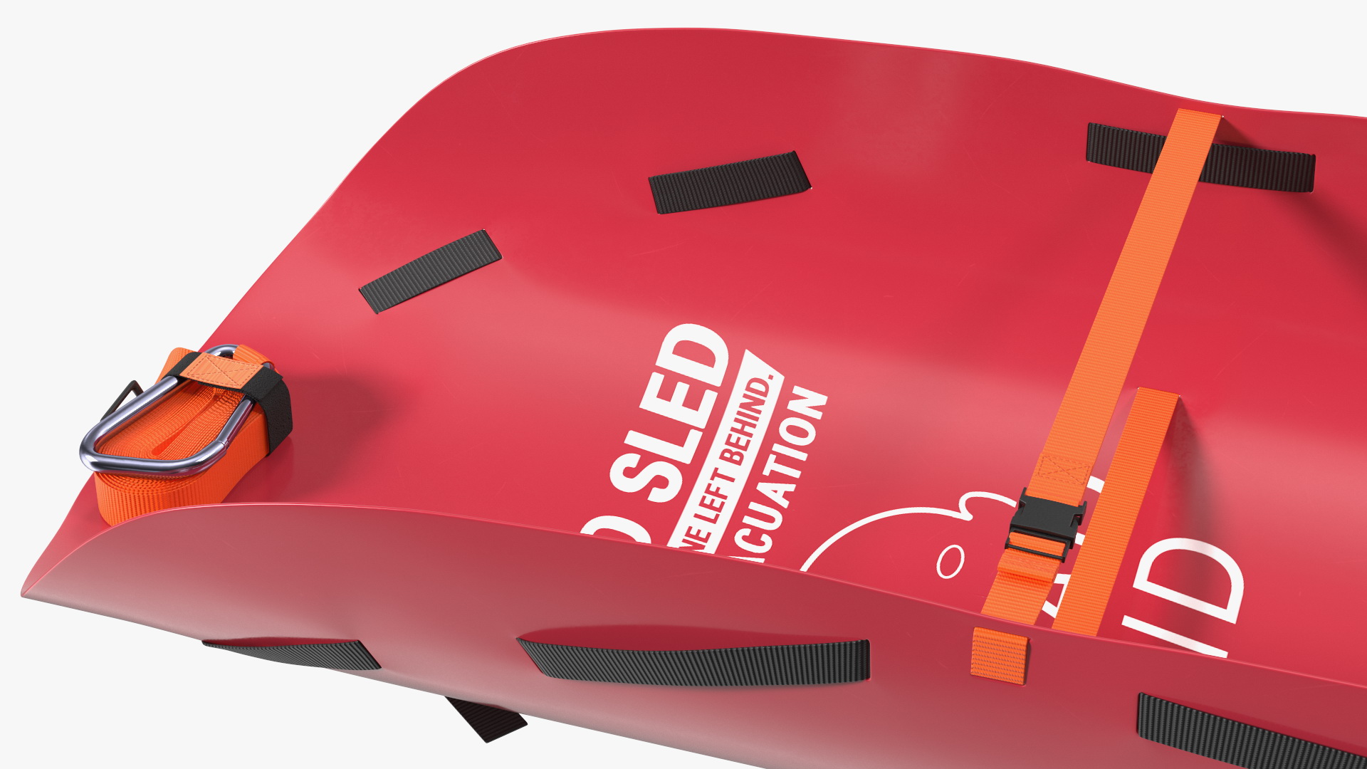 Med Sled Red 3D