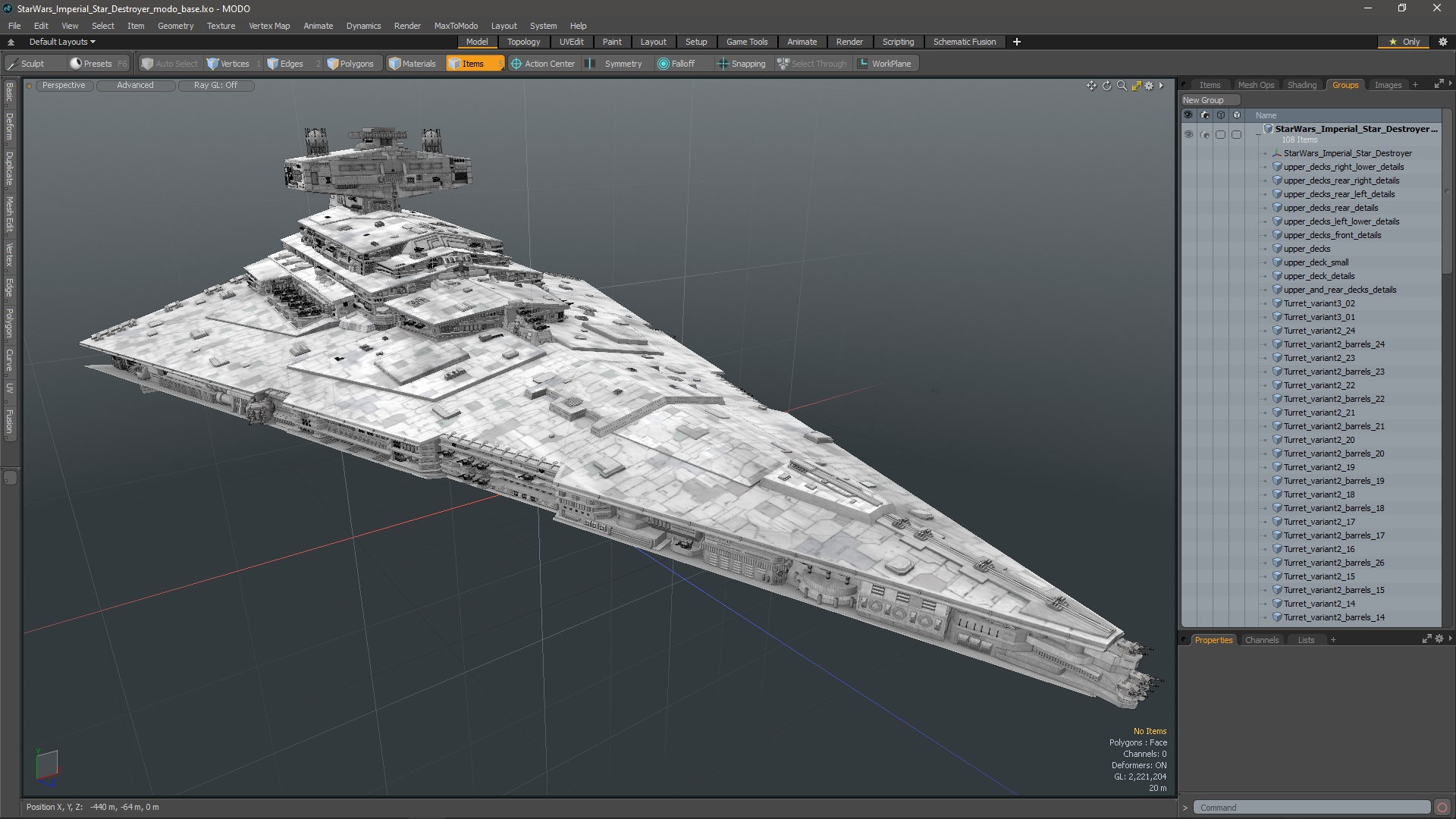 StarWars Imperial Star Destroyer 3D