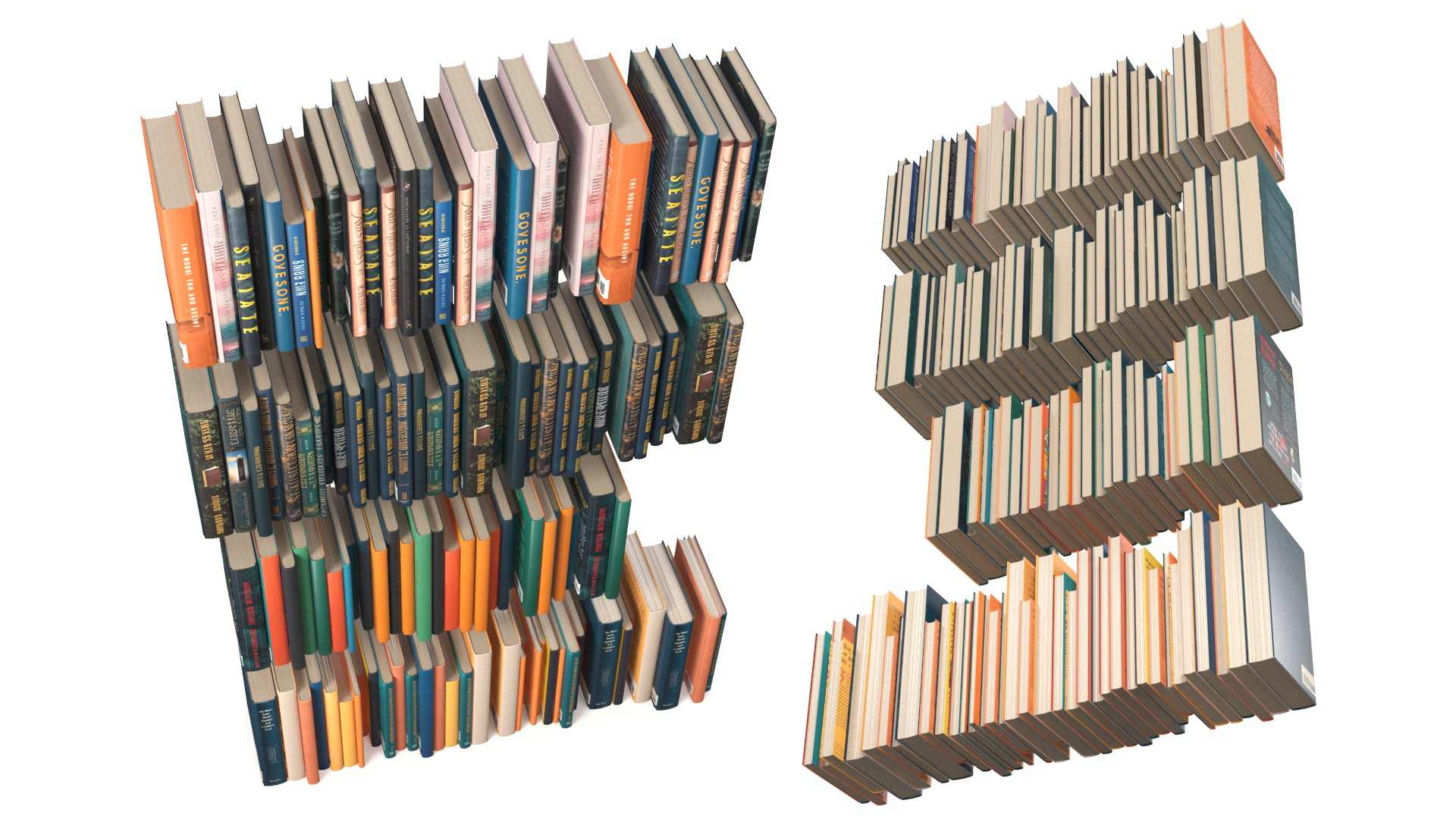 3D model Books for Shelf