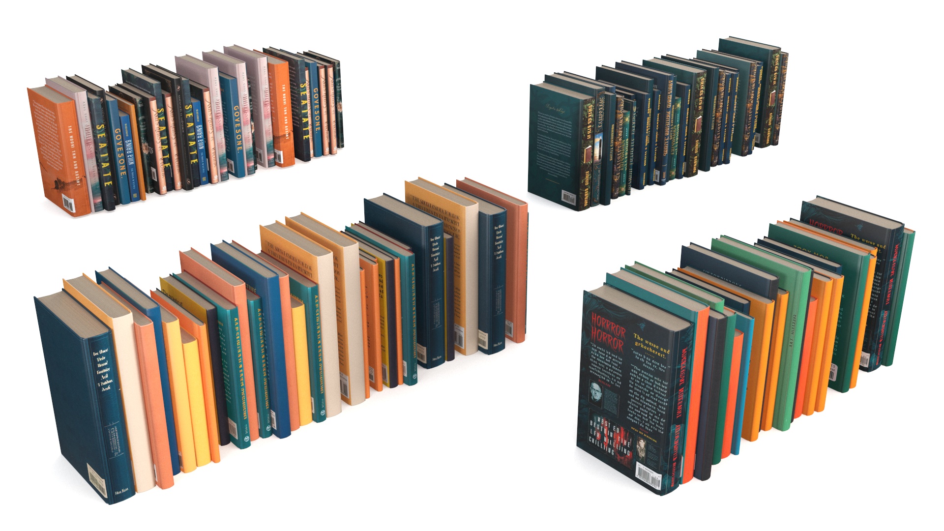 3D model Books for Shelf