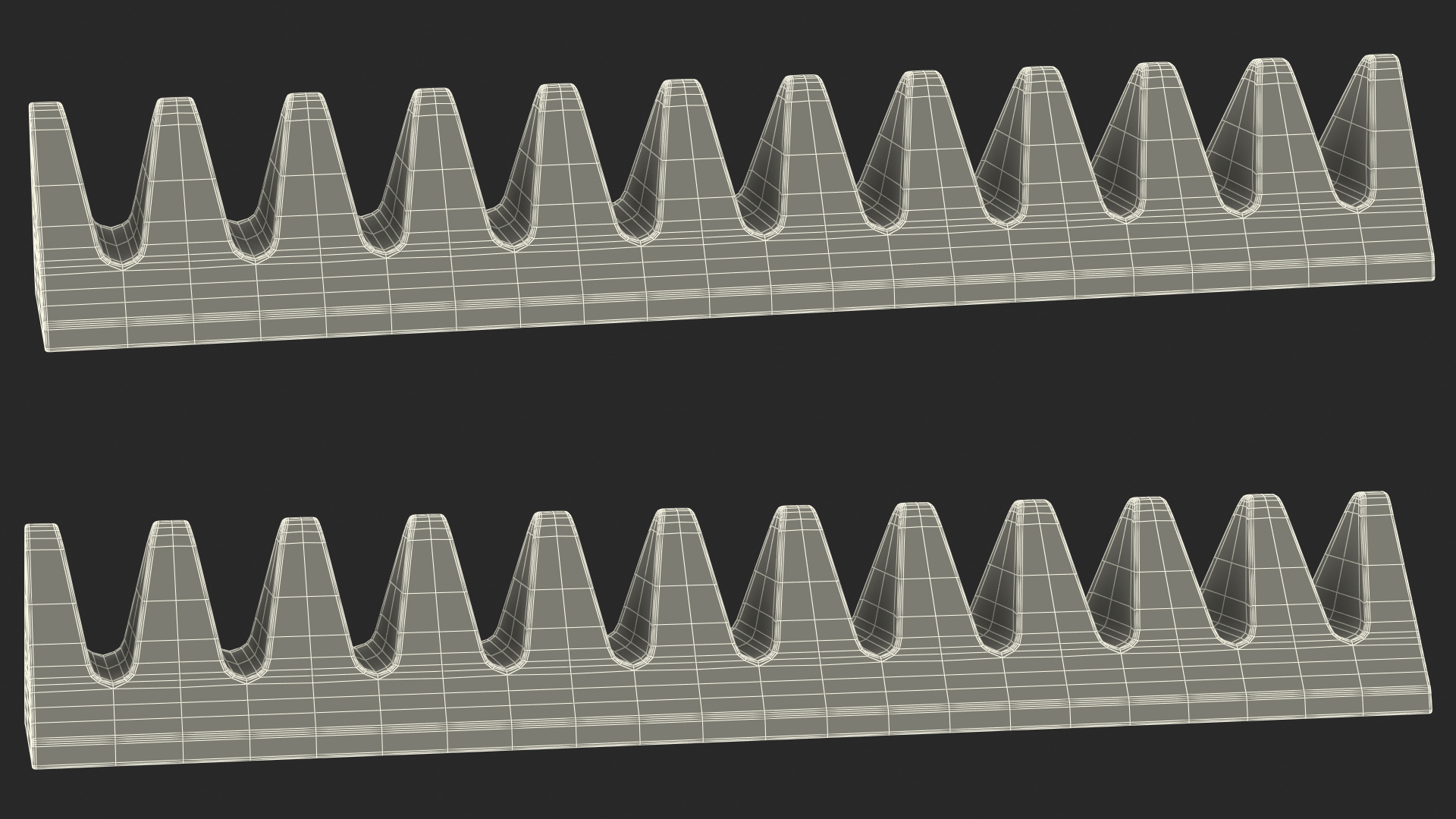 3D Toblerone Milk Chocolate Bar model