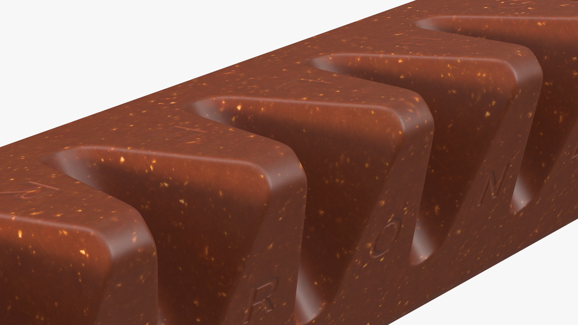 3D Toblerone Milk Chocolate Bar model