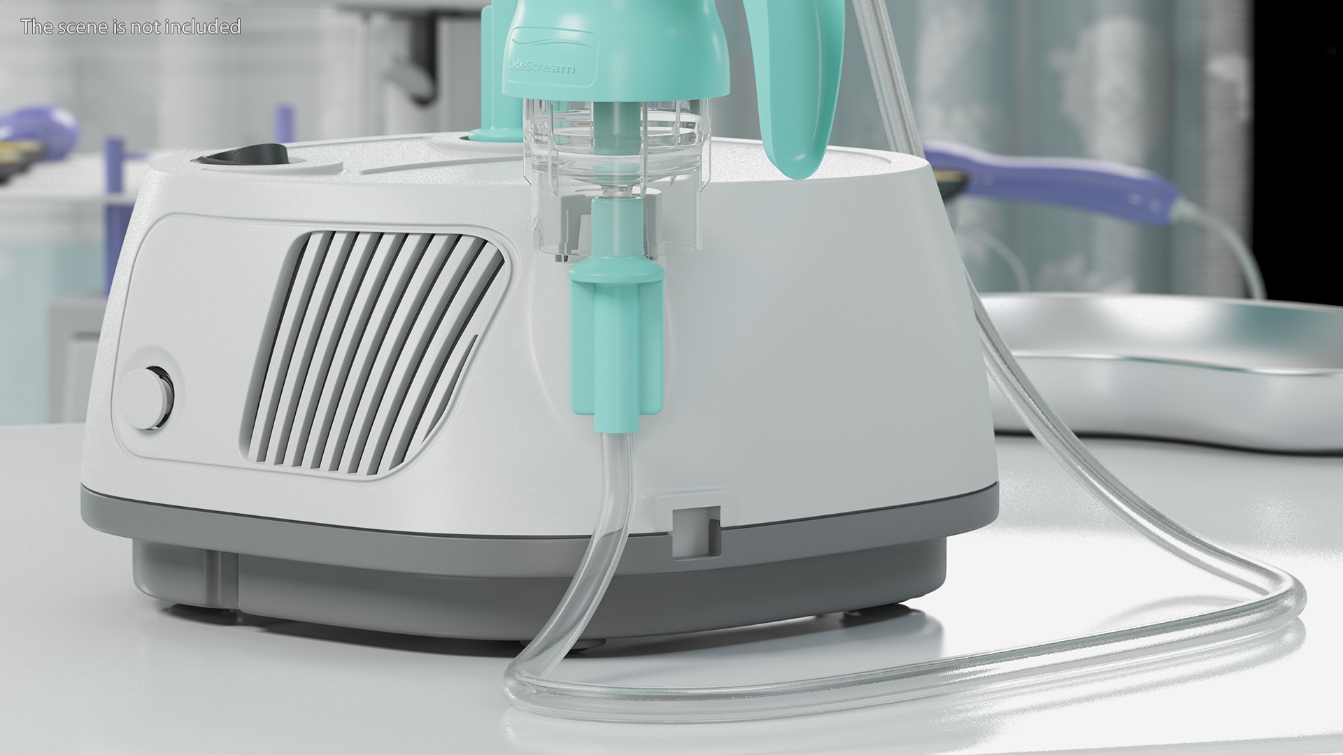 3D model Compact Compressor Nebulizer System