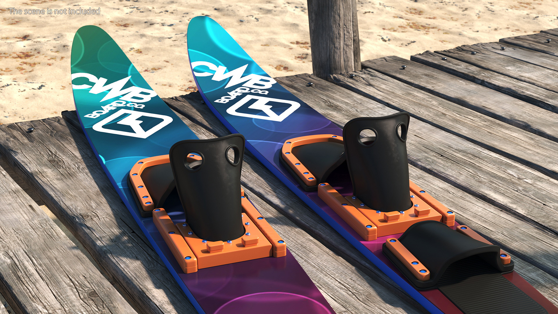 3D model Adult Waterskis