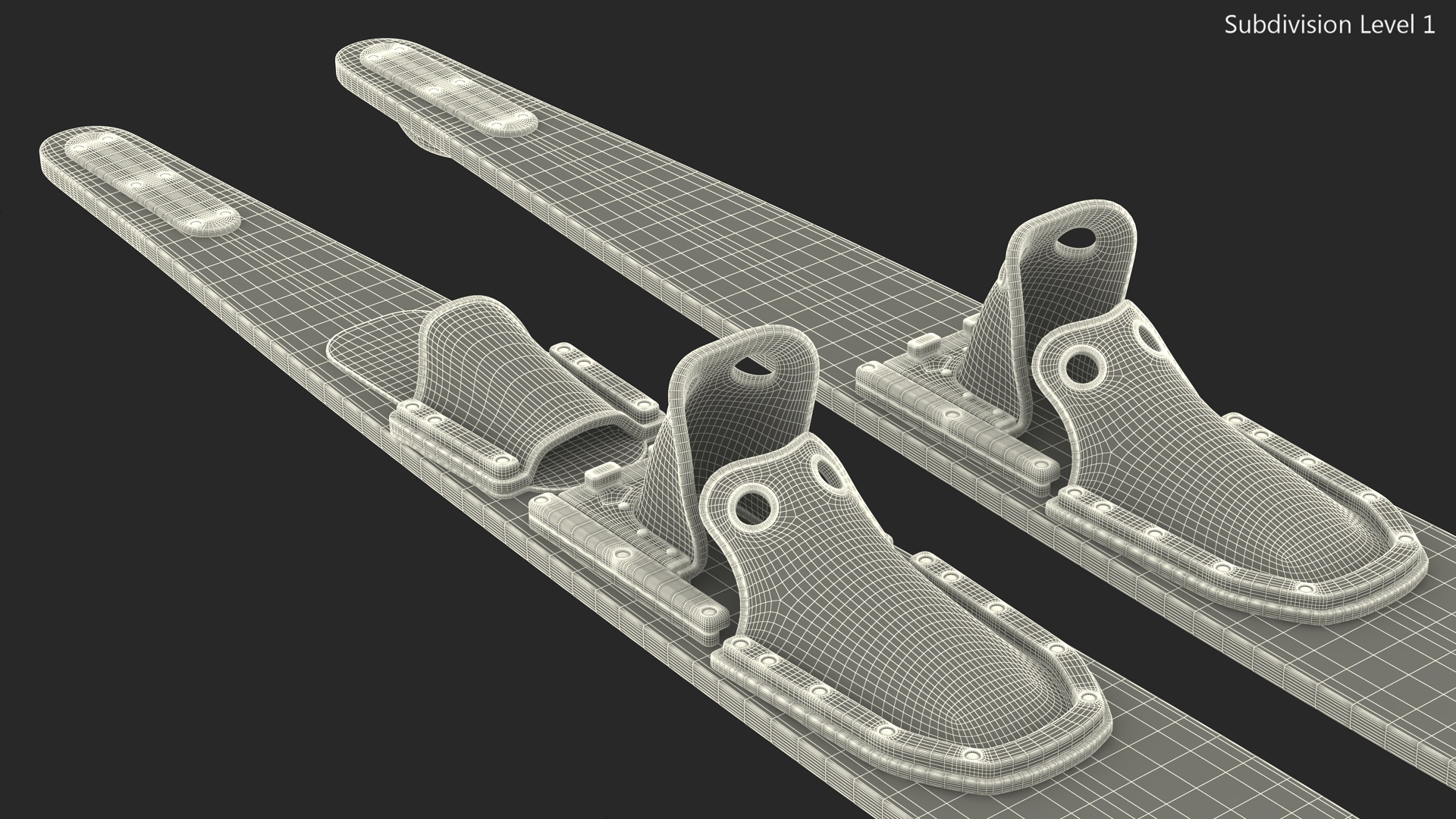 3D model Adult Waterskis