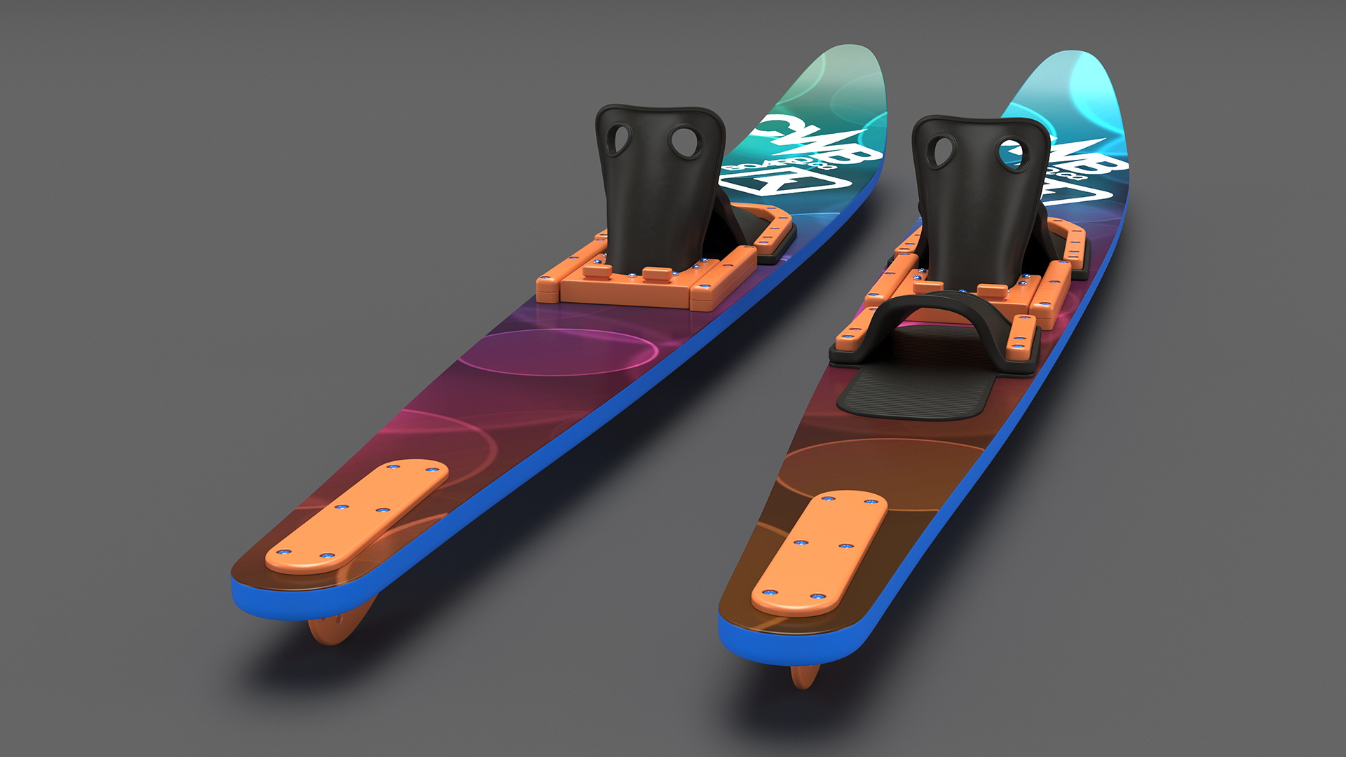 3D model Adult Waterskis