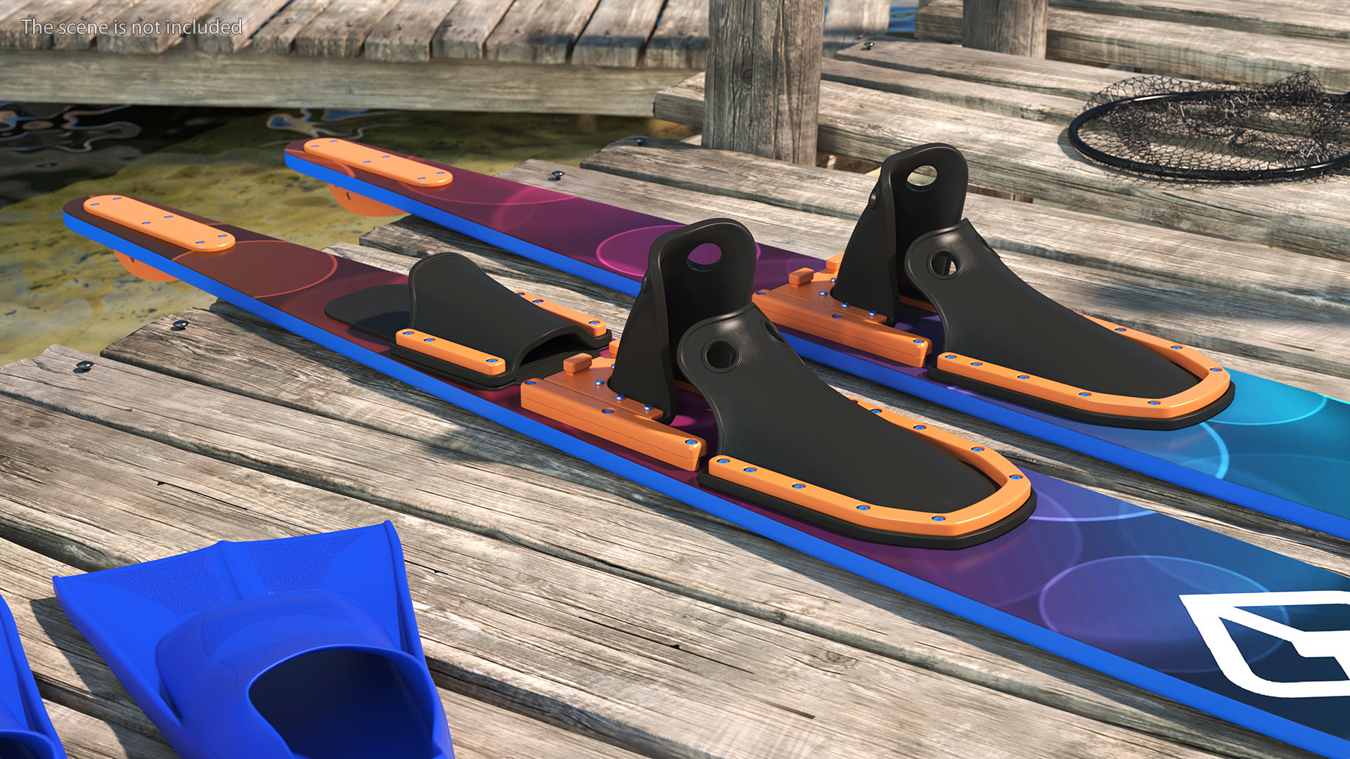 3D model Adult Waterskis