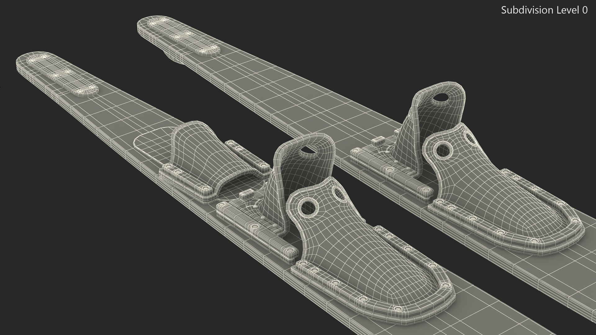 3D model Adult Waterskis