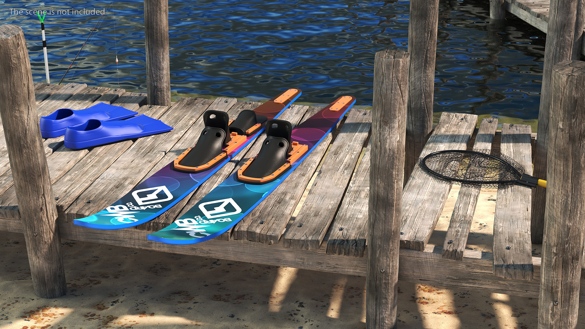 3D model Adult Waterskis