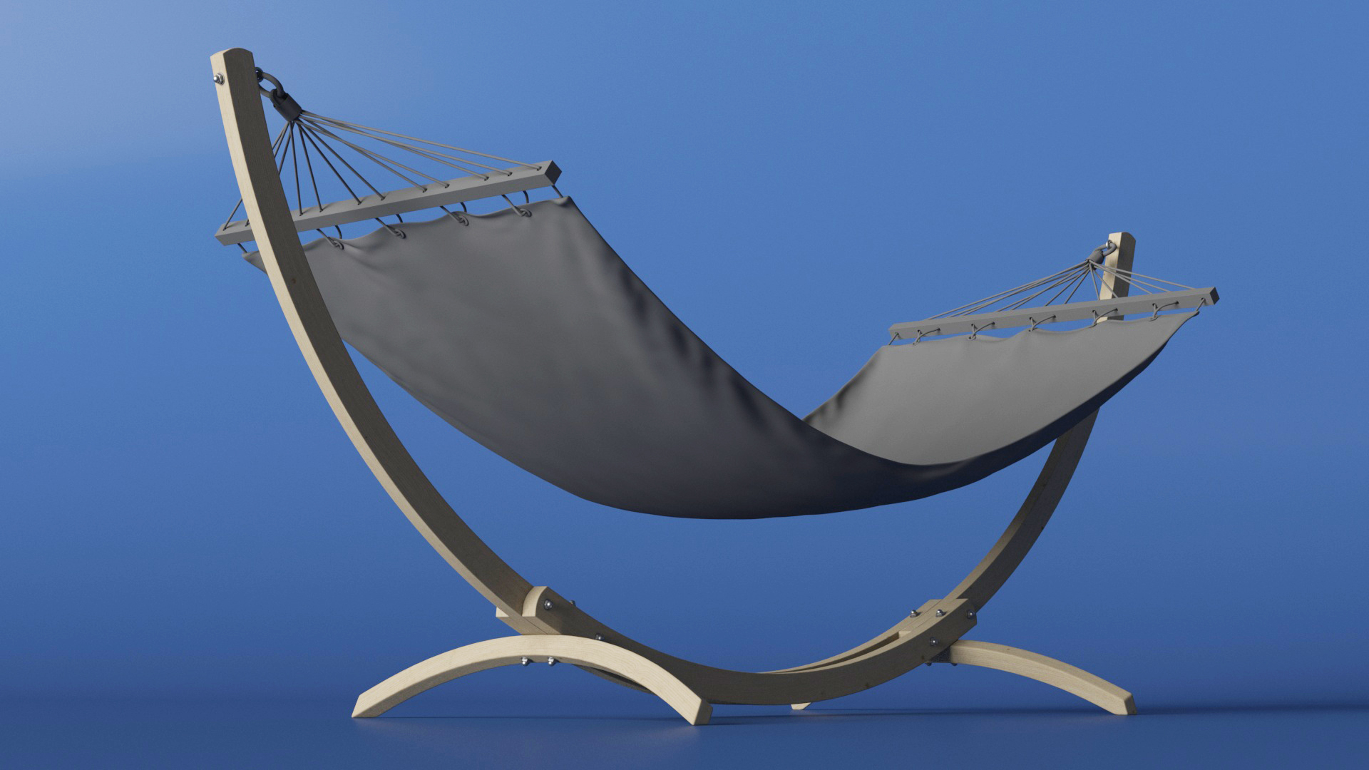 Bow Hammock Stand 3D