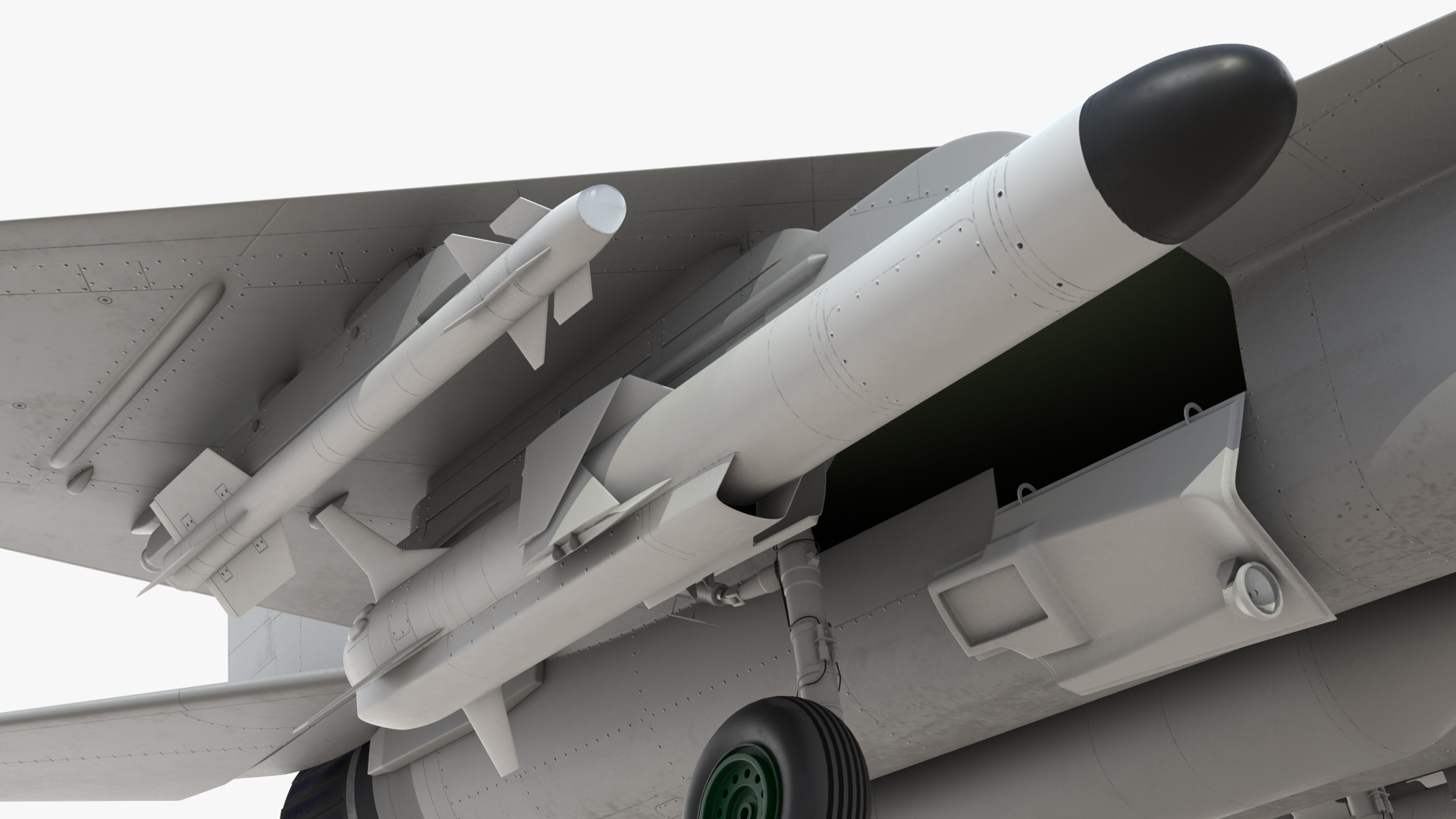 MiG 29 Fighter Aircraft with Armament 3D