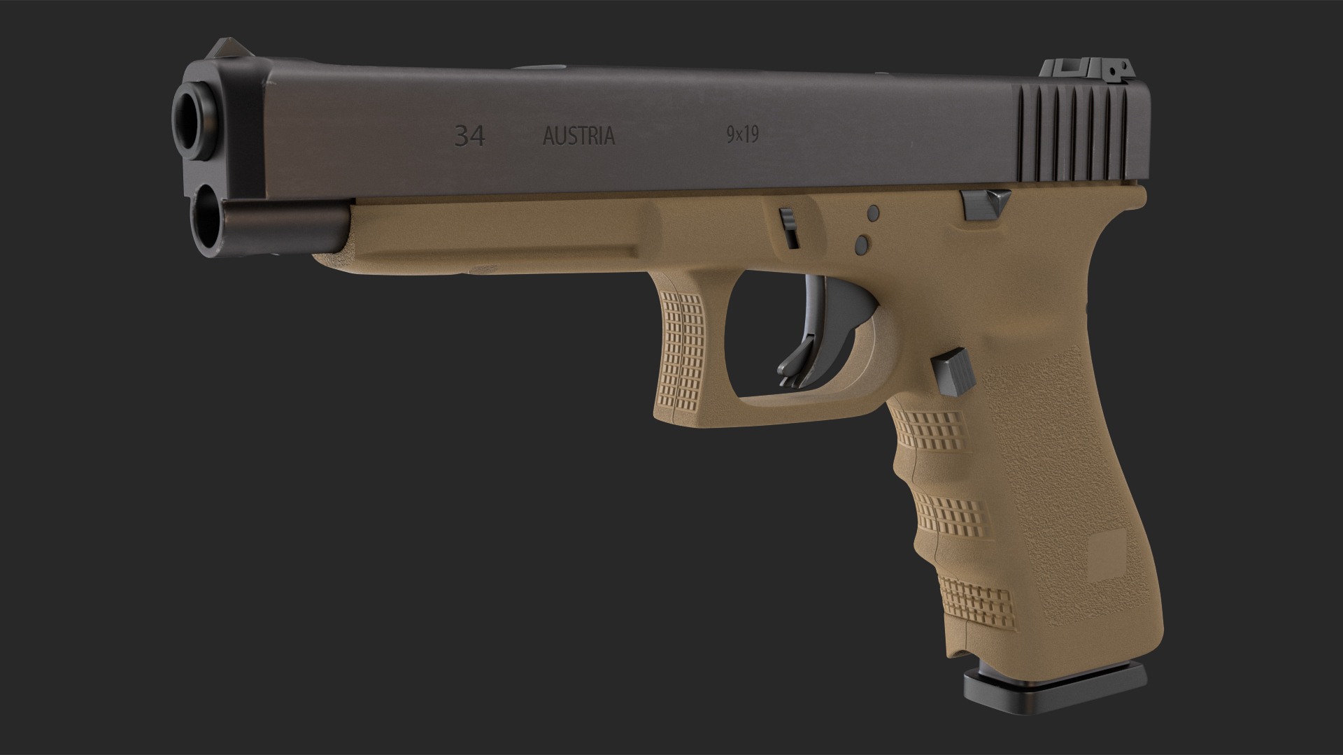 9mm Competition Pistol 3D