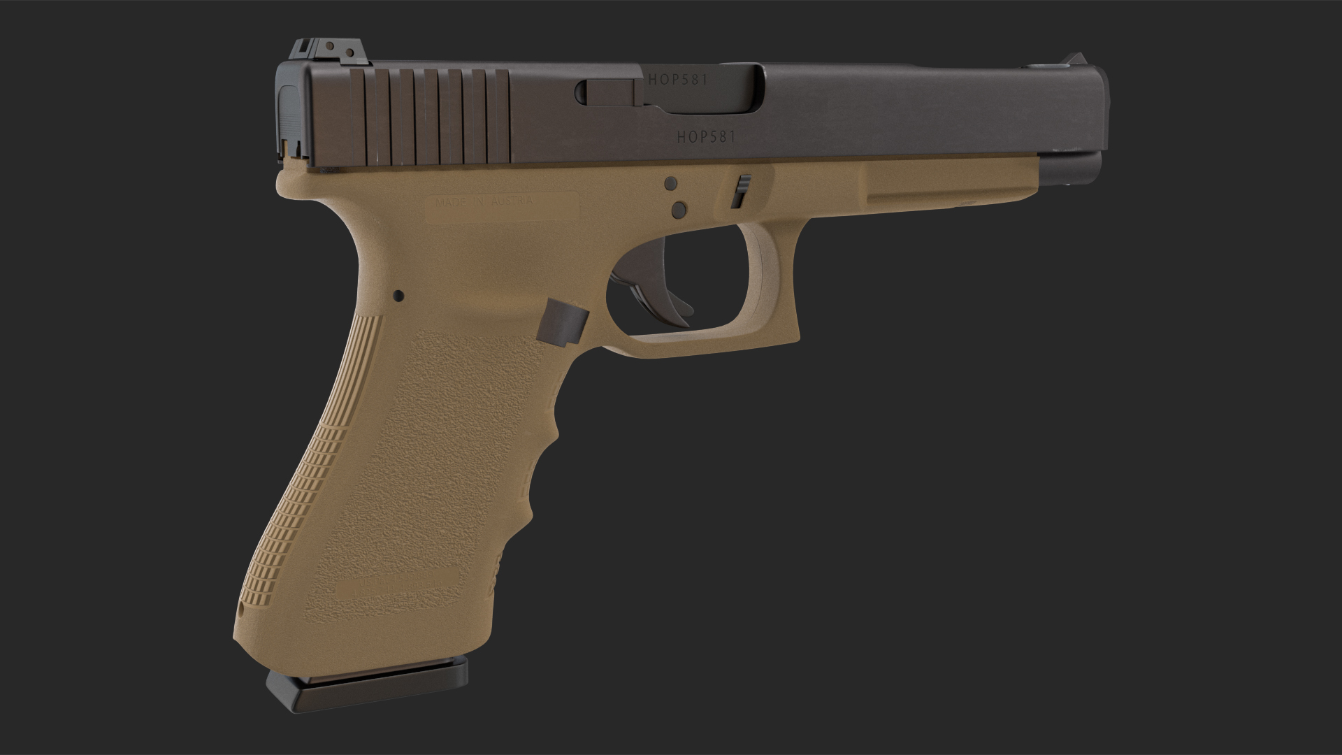 9mm Competition Pistol 3D