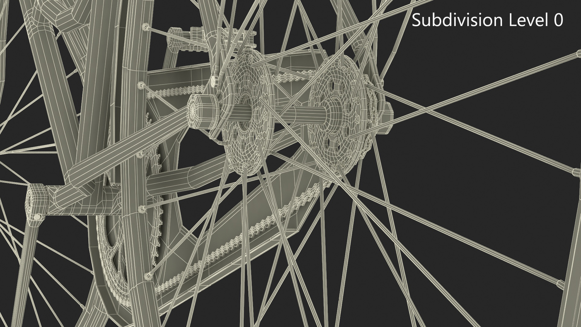 Classic City Bicycle Rigged 3D